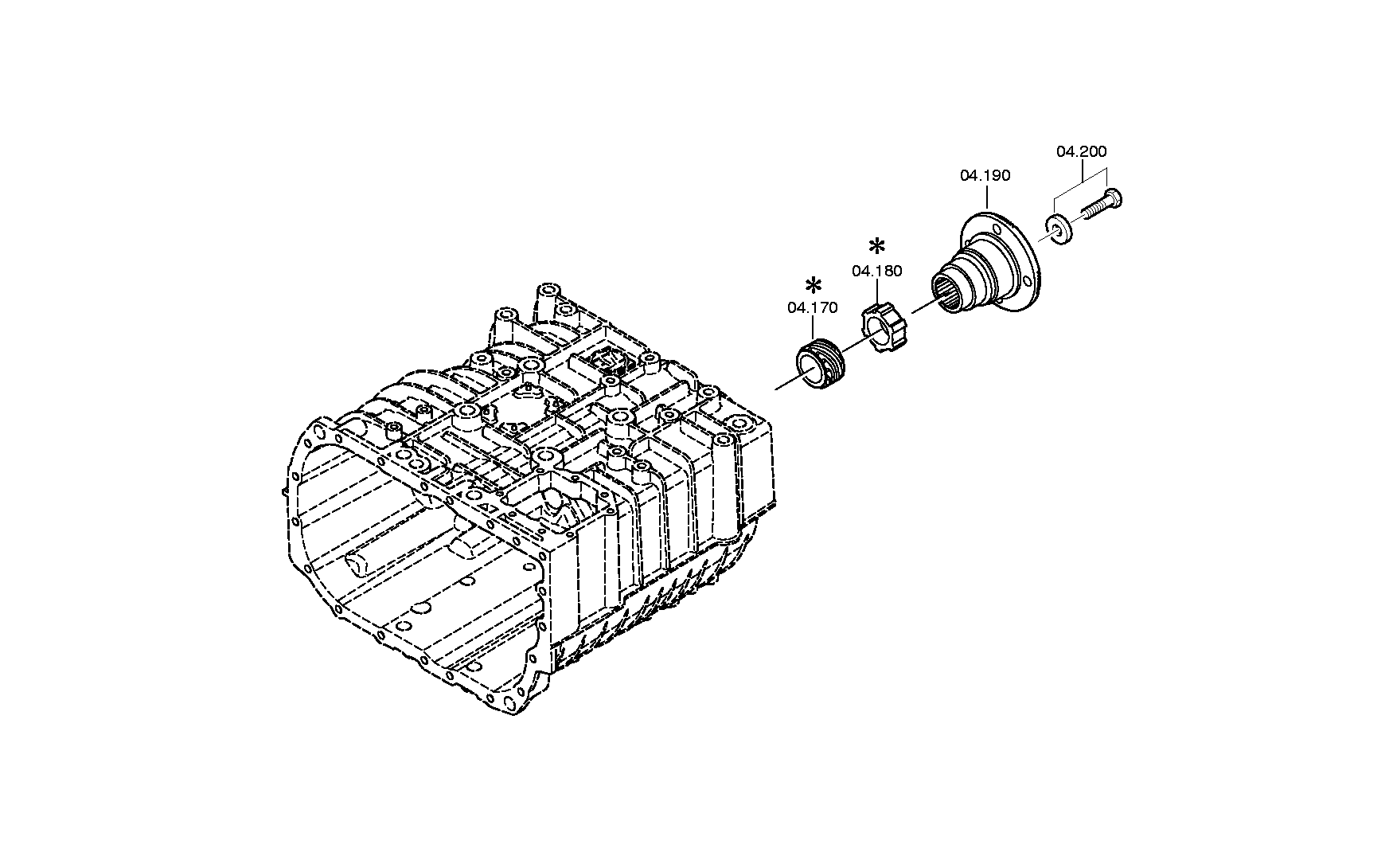 drawing for FORCE MOTORS LTD 81.90714-0480 - WASHER (figure 2)