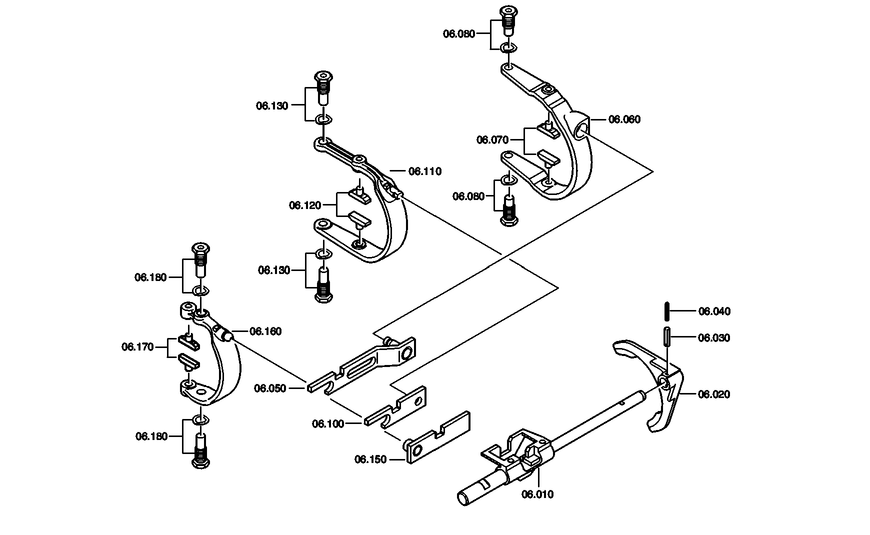 drawing for FORCE MOTORS LTD 81.32520-0076 - DRAG LINK (figure 2)