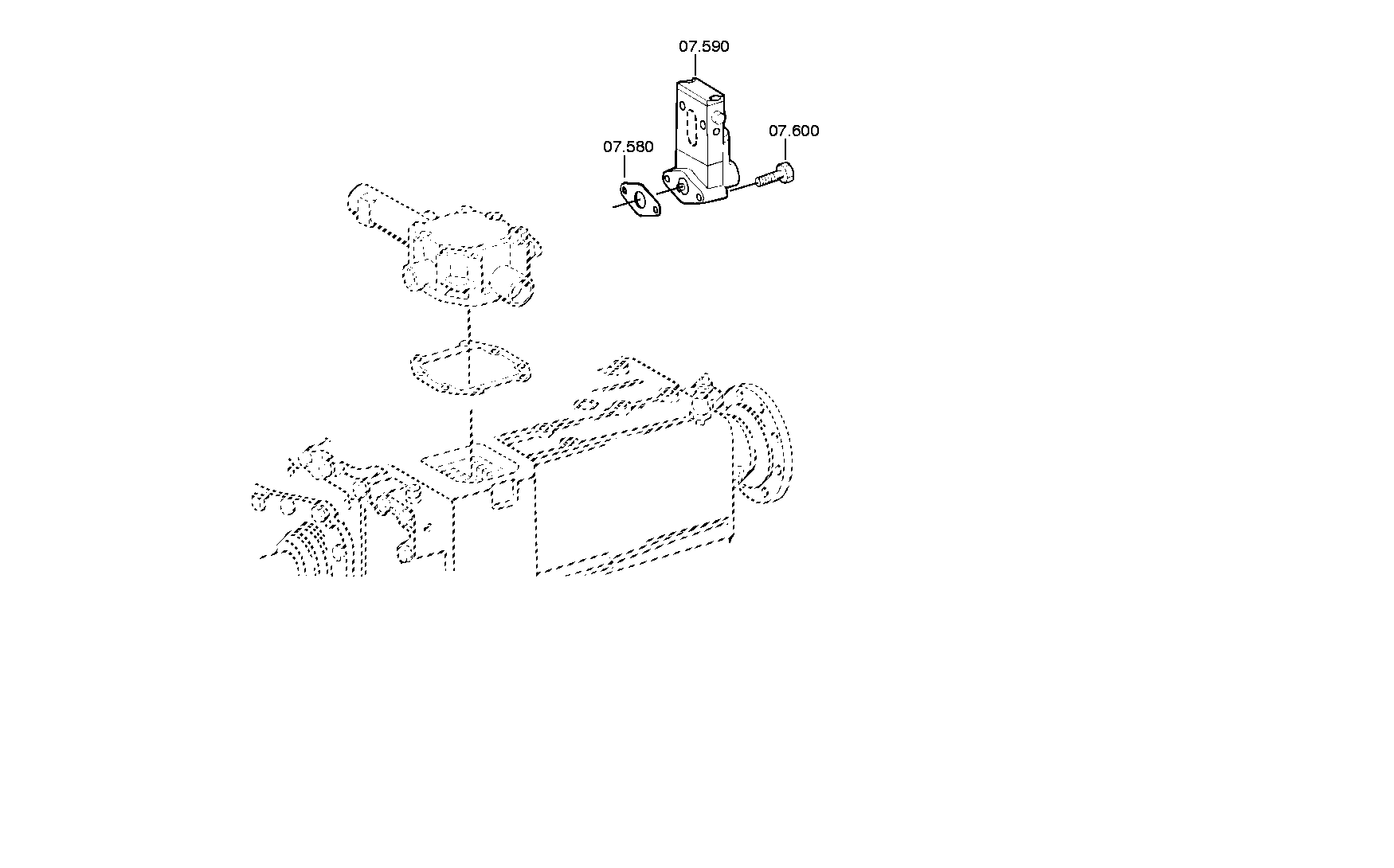 drawing for RENAULT TRUCKS 5000560802 - GASKET (figure 2)