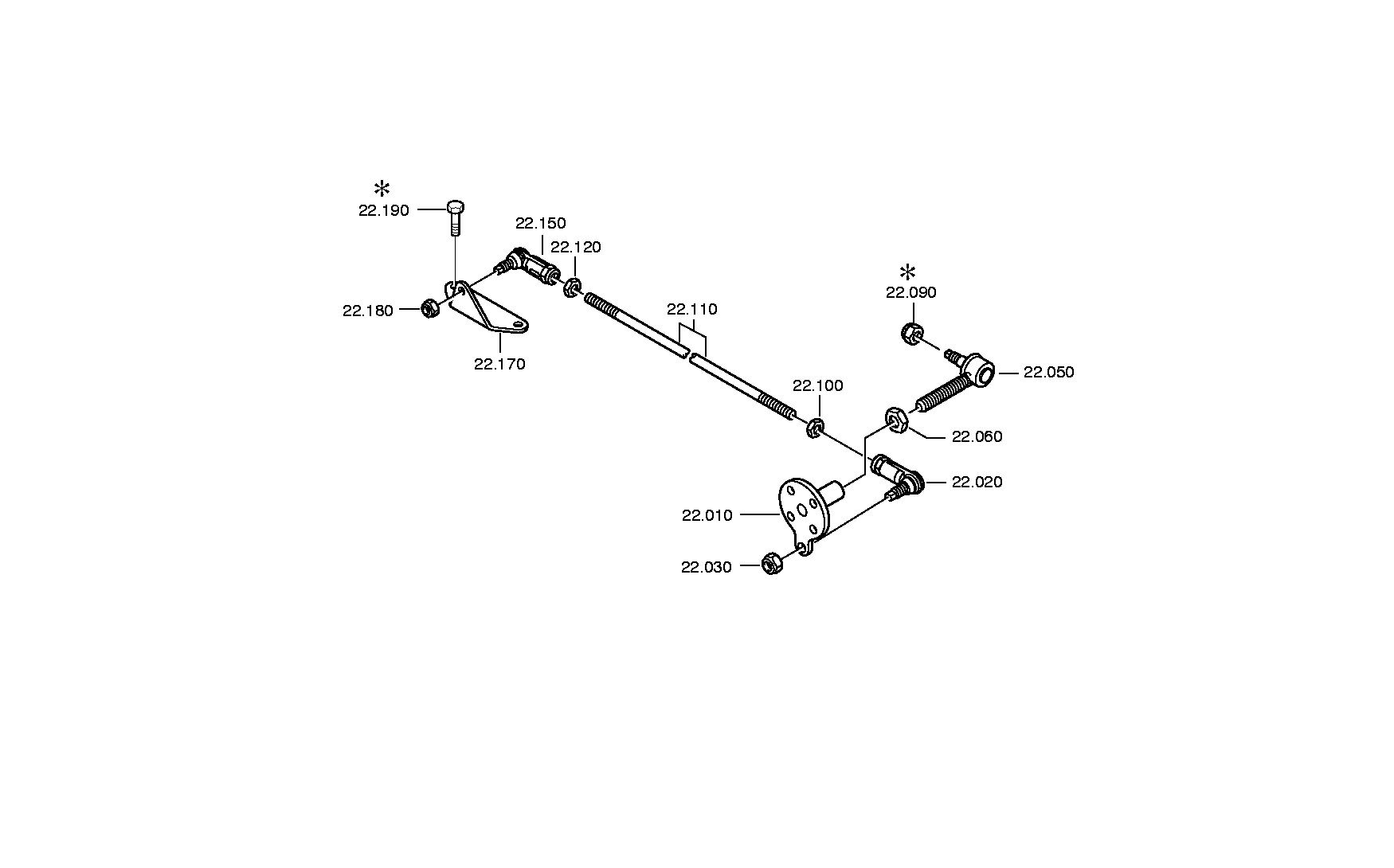 drawing for IVECO 02966878 - CONNECTING PART (figure 3)