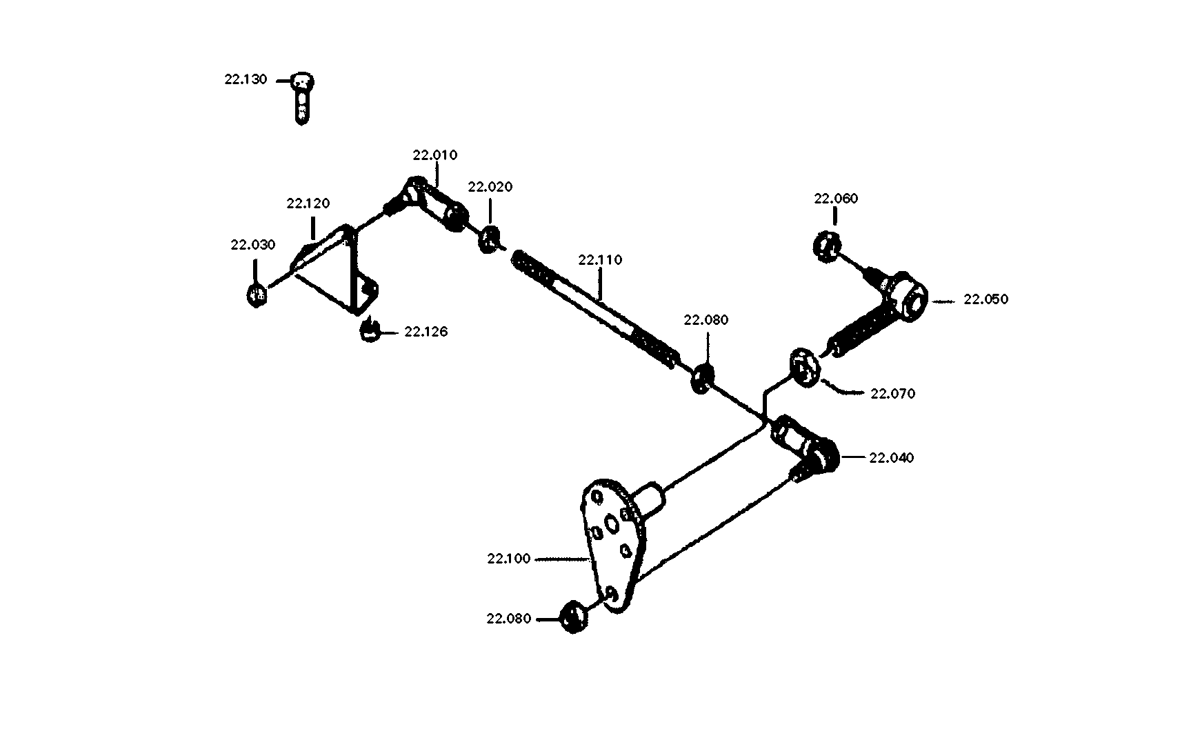 drawing for NISSAN MOTOR CO. 34199-9X402 - HEXAGON NUT (figure 1)