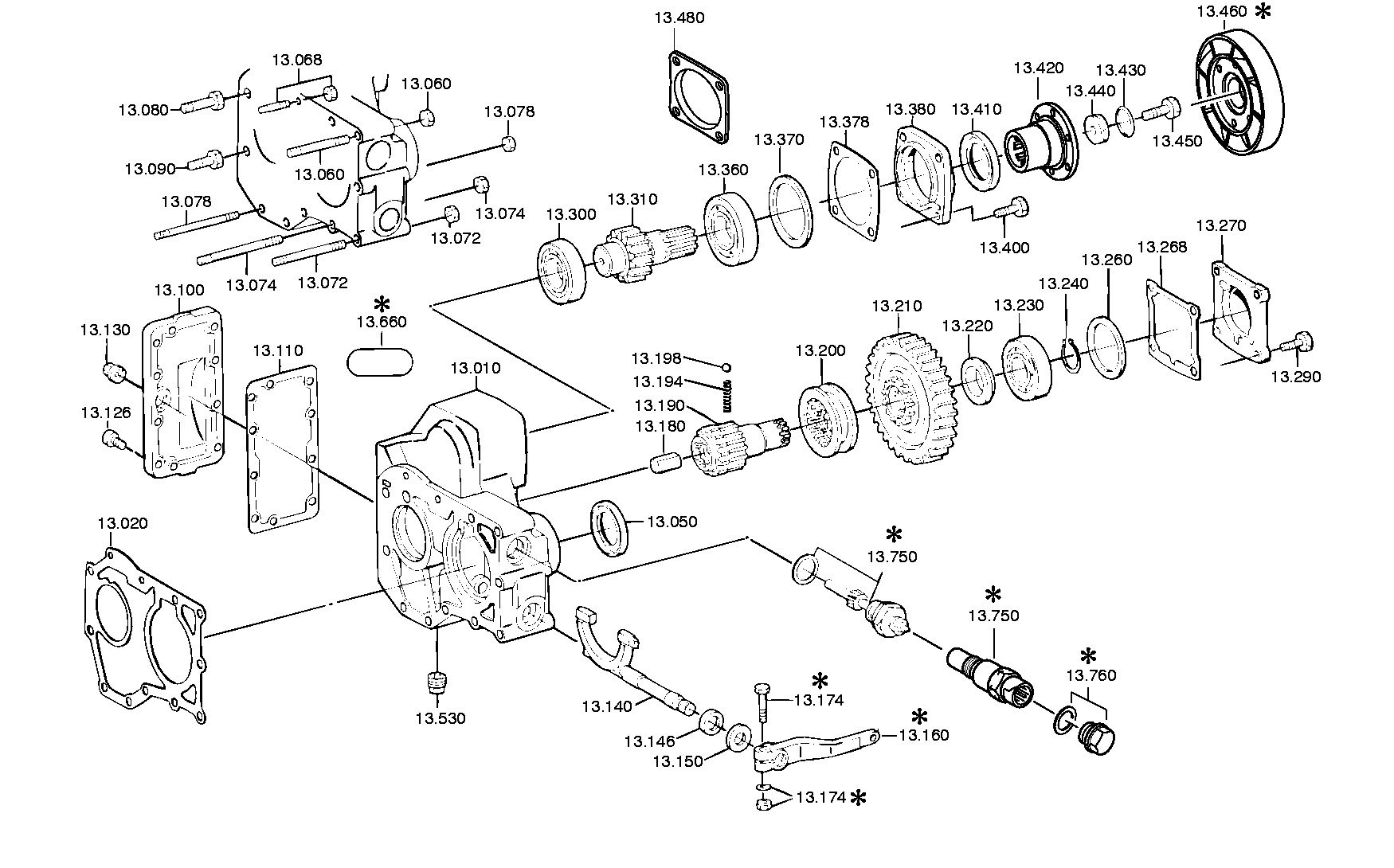 drawing for RENAULT TRUCKS 5001855992 - SPUR GEAR (figure 2)