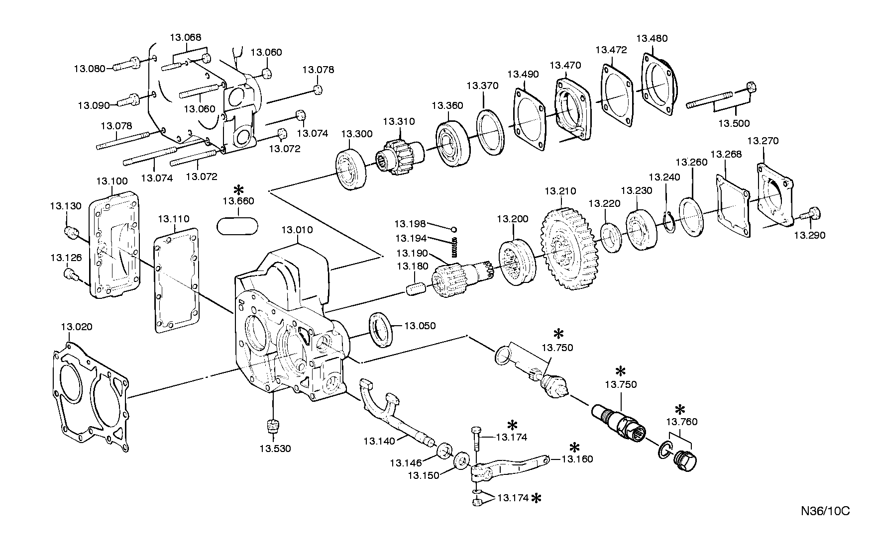 drawing for RENAULT TRUCKS 5001855992 - SPUR GEAR (figure 3)