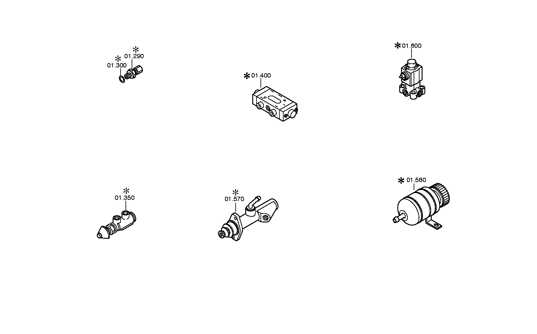 drawing for DAF 1329122 - VALVE (figure 1)