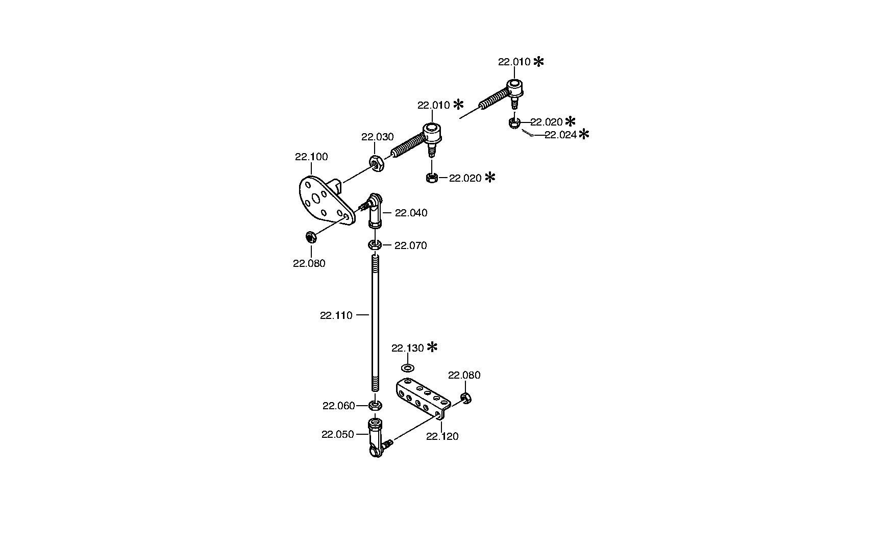 drawing for IVECO 02966878 - CONNECTING PART (figure 4)