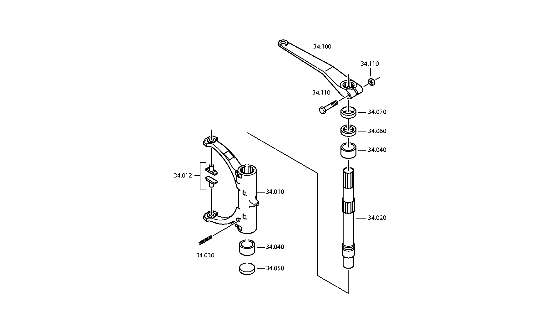 drawing for TERBERG BENSCHOP B.V. A0002601973 - DETENT PLUNGER (figure 2)