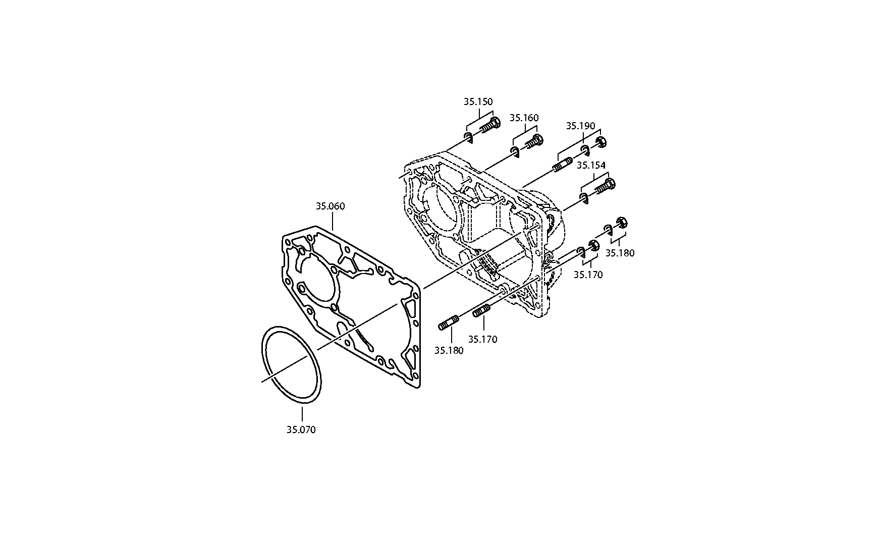 drawing for PERLINI A0119978547 - SHAFT SEAL (figure 2)