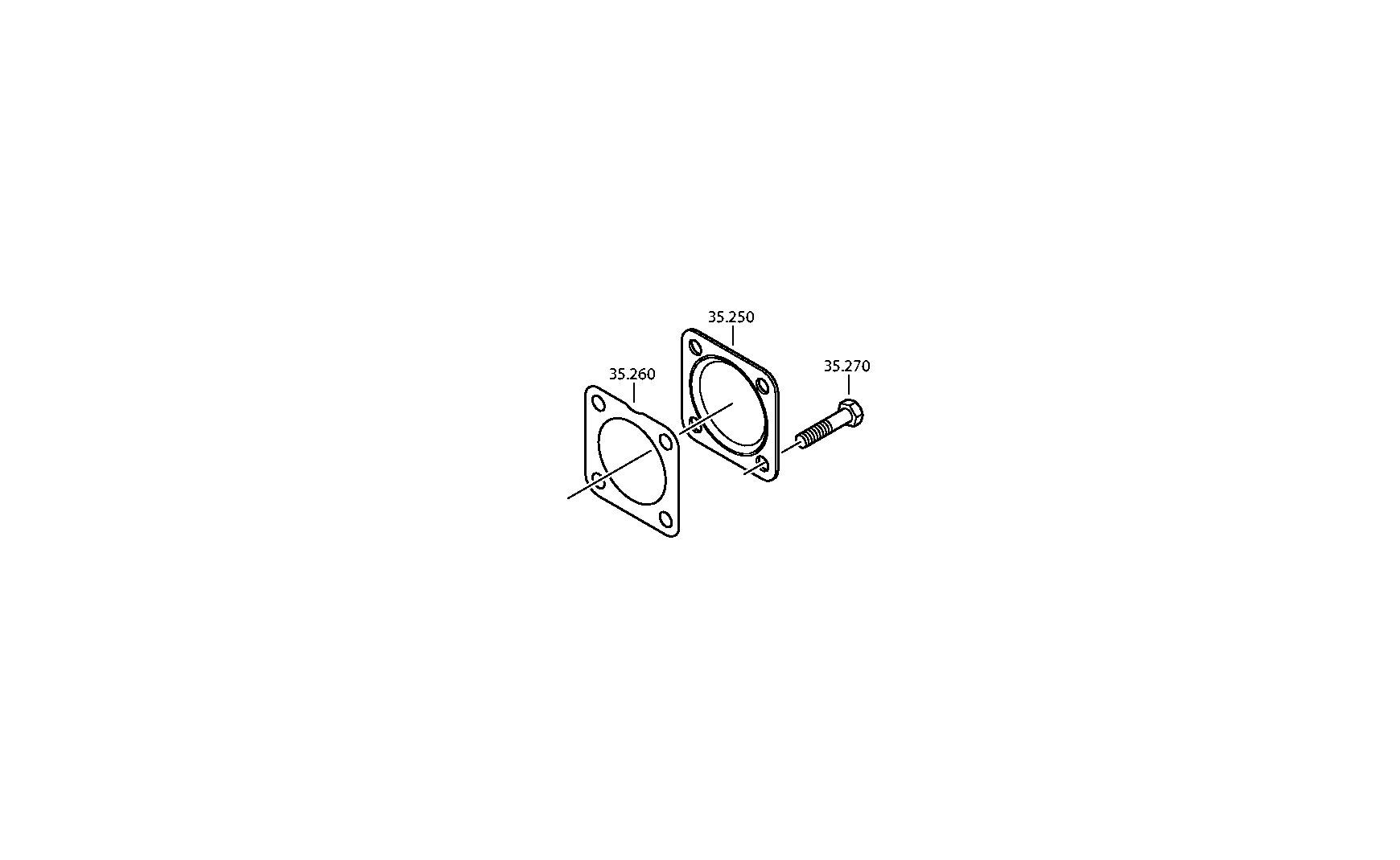 drawing for PERLINI A0089973347 - SHAFT SEAL (figure 3)