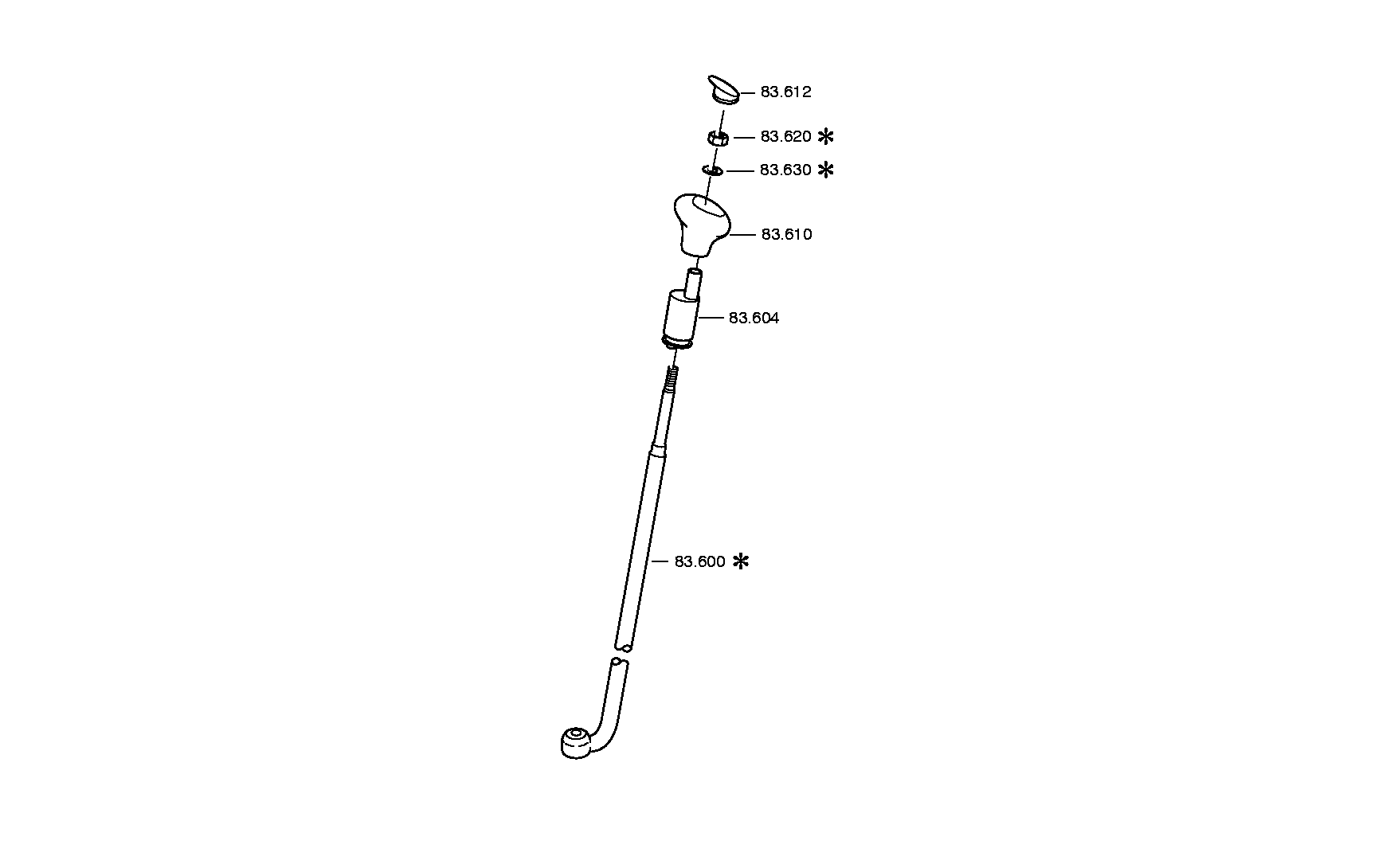 drawing for PERLINI 5W03A - REMOTE CONTROL BLOCK (figure 4)