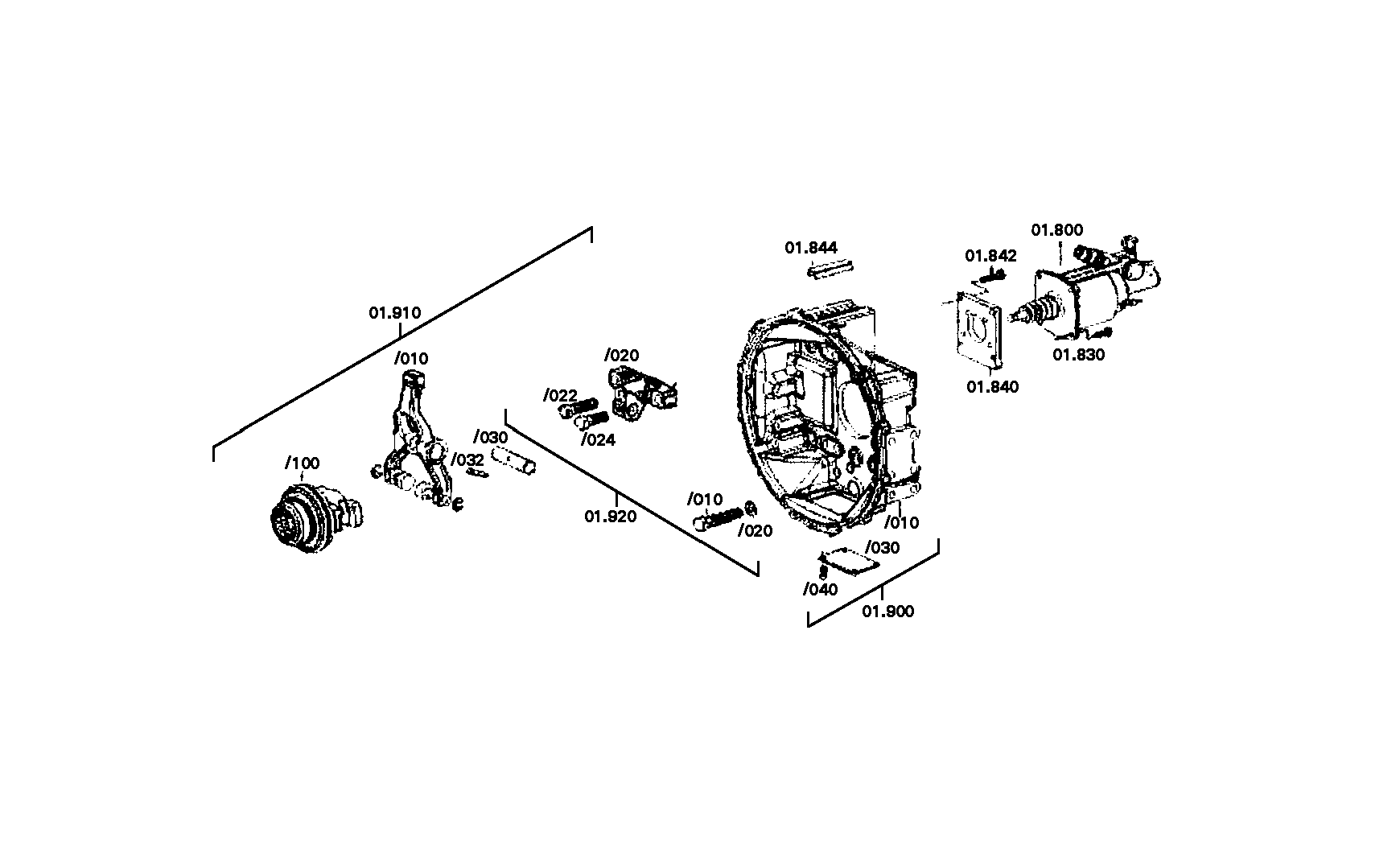 drawing for DAF 1449118 - INTERMEDIATE PLATE (figure 2)