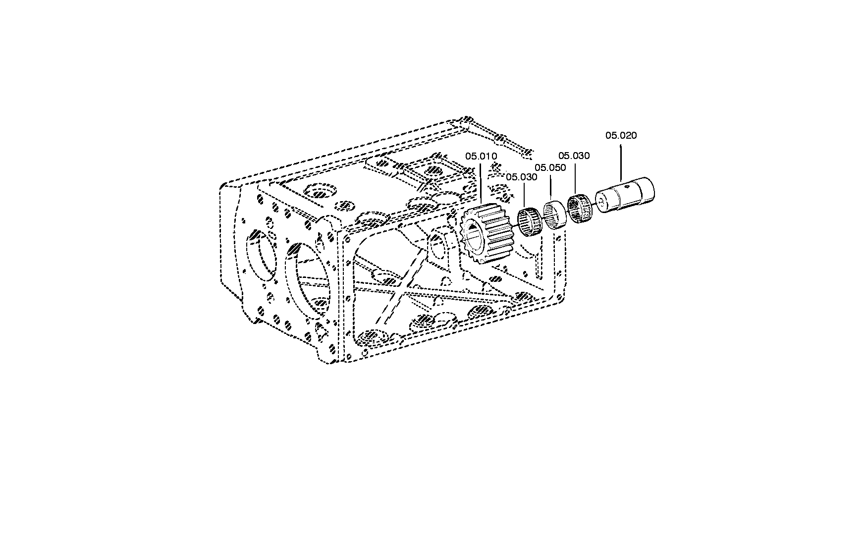 drawing for DAIMLER BUSES 66913570000 - NEEDLE CAGE (figure 1)