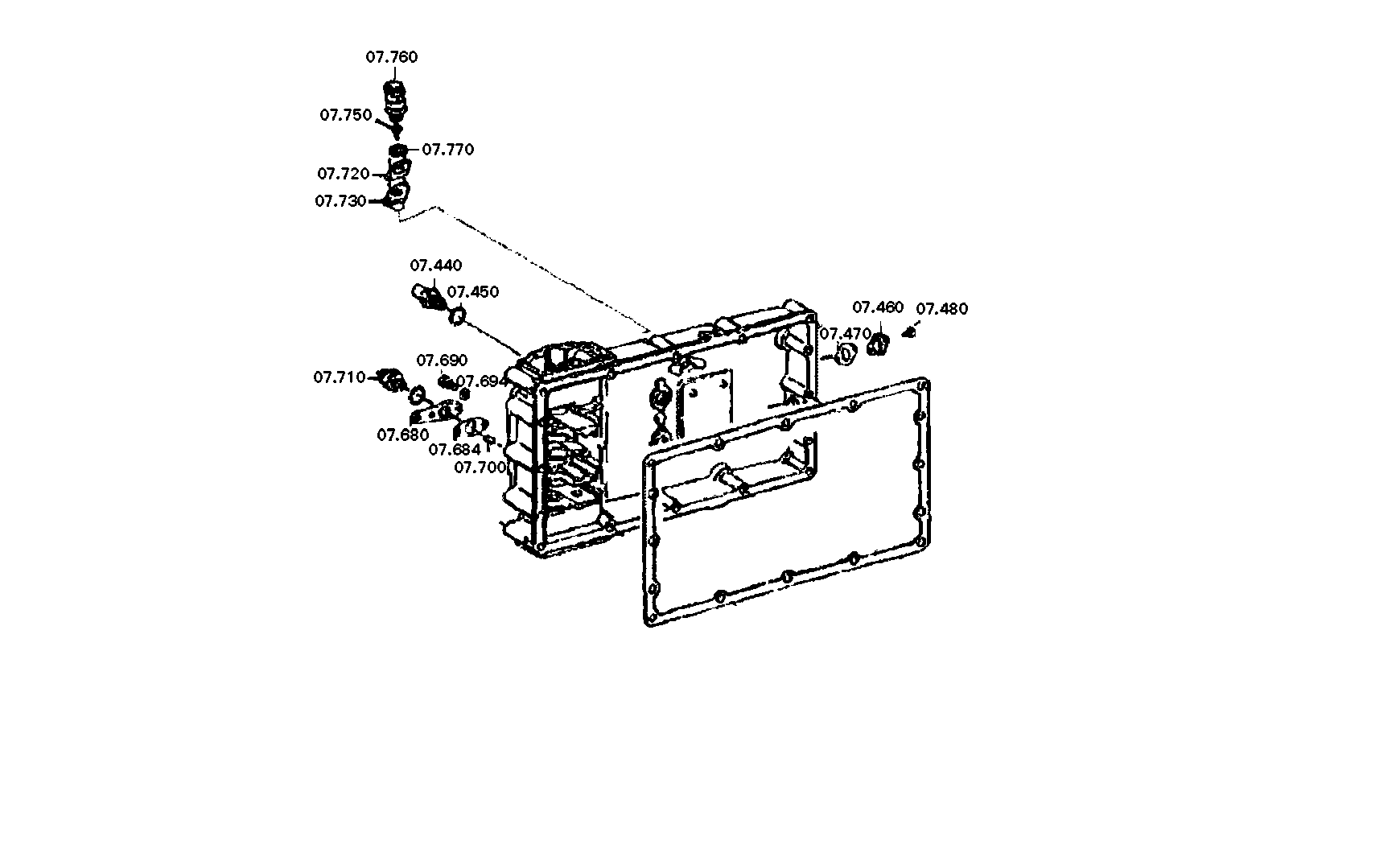 drawing for RENAULT TRUCKS 5000560802 - GASKET (figure 4)