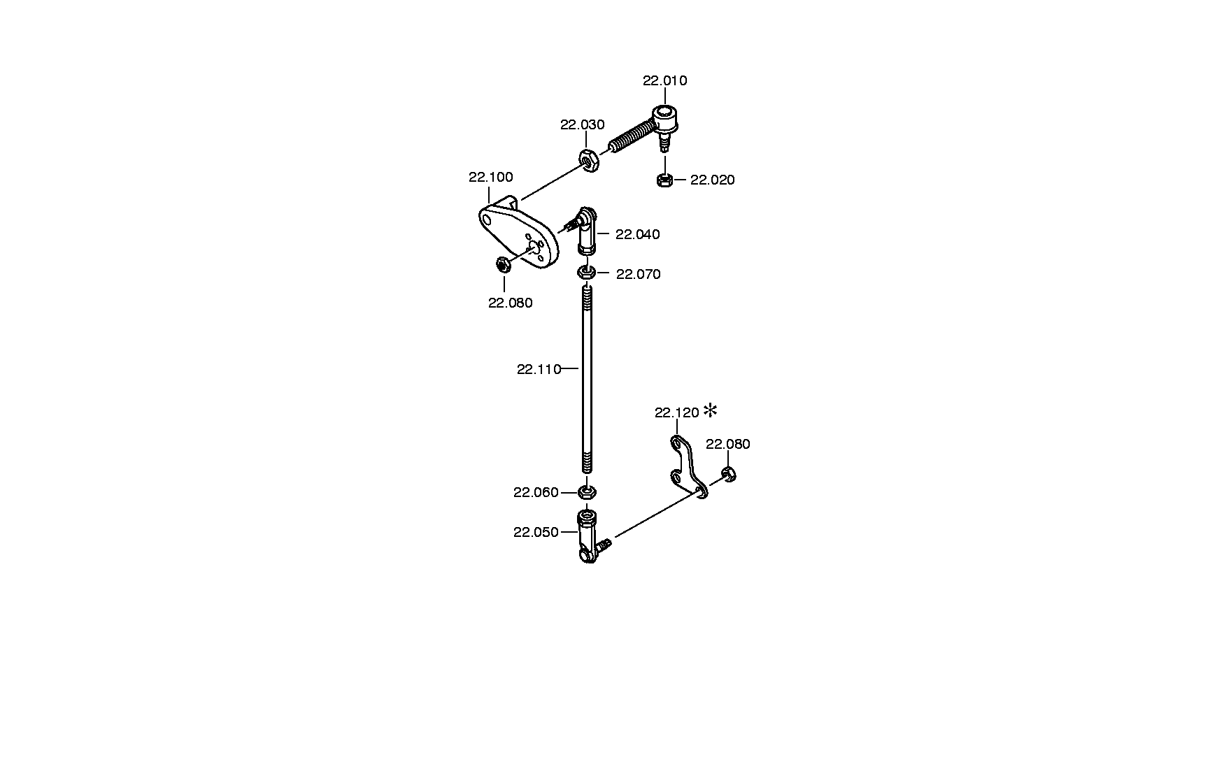 drawing for DAIMLER AG A0002601475 - CONNECTING PART (figure 4)