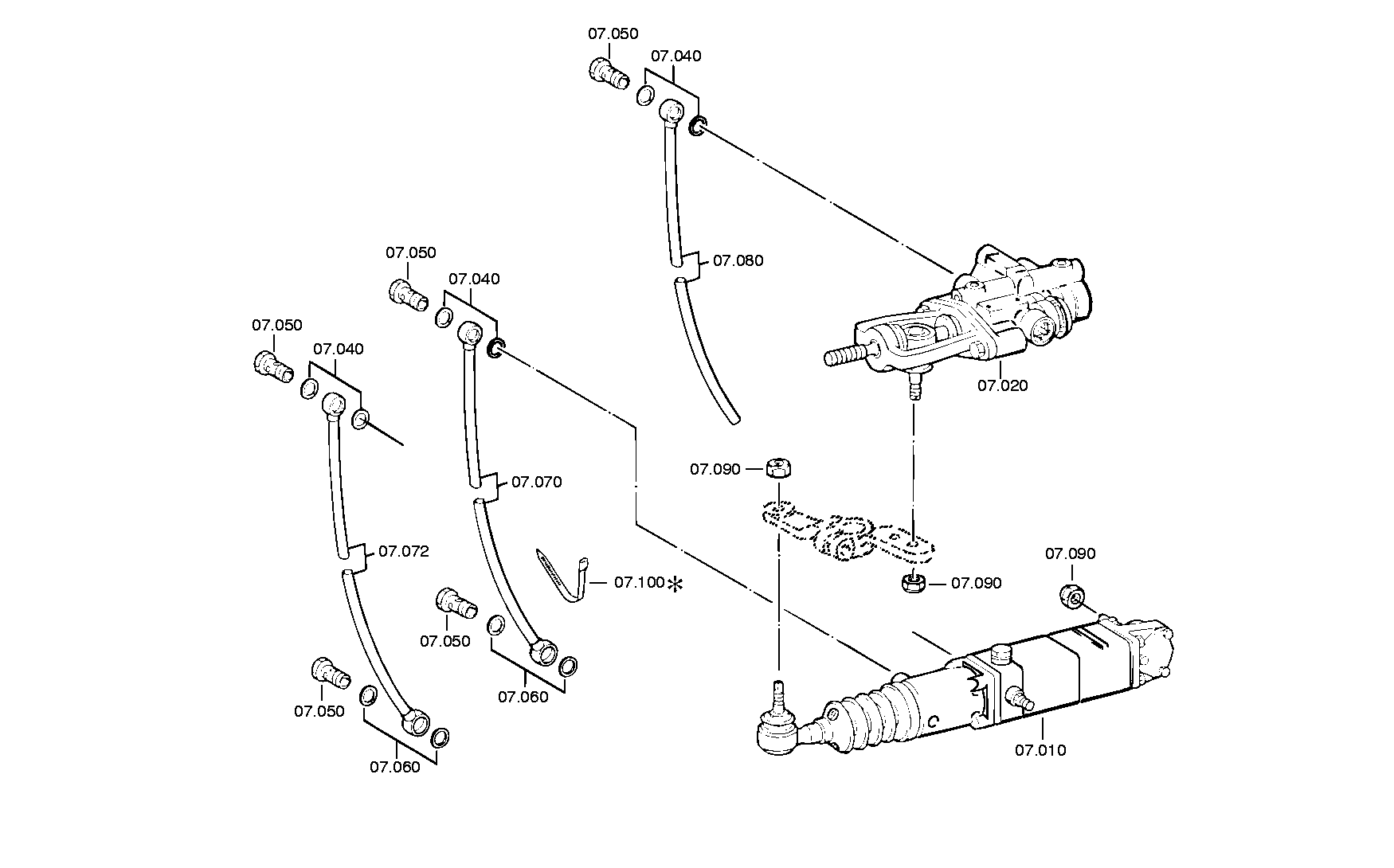 drawing for DAIMLER AG A6272600063 - SHIFT CYLINDER (figure 1)