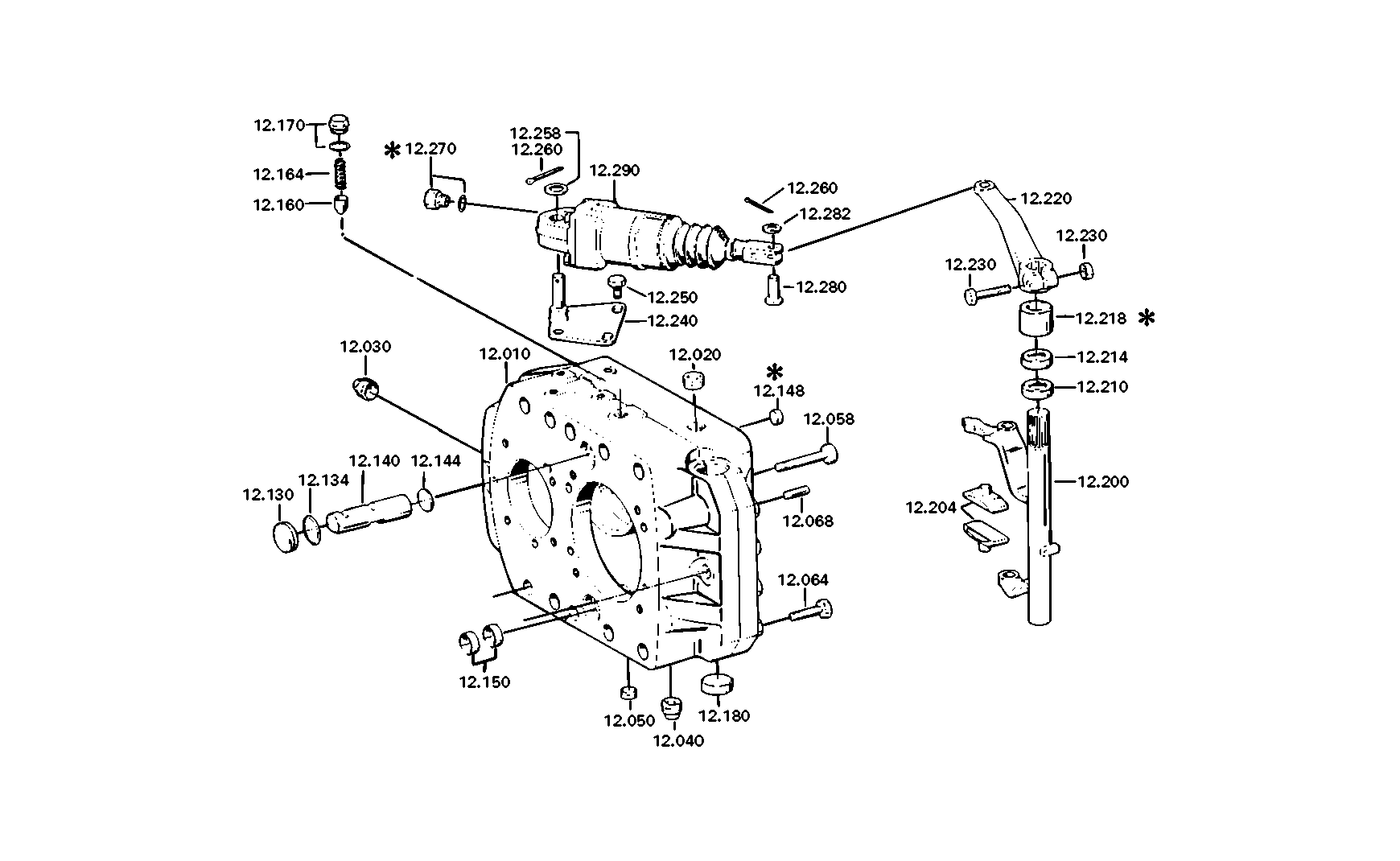 drawing for DAIMLER AG A0002604938 - GEAR SHIFT SHAFT (figure 1)