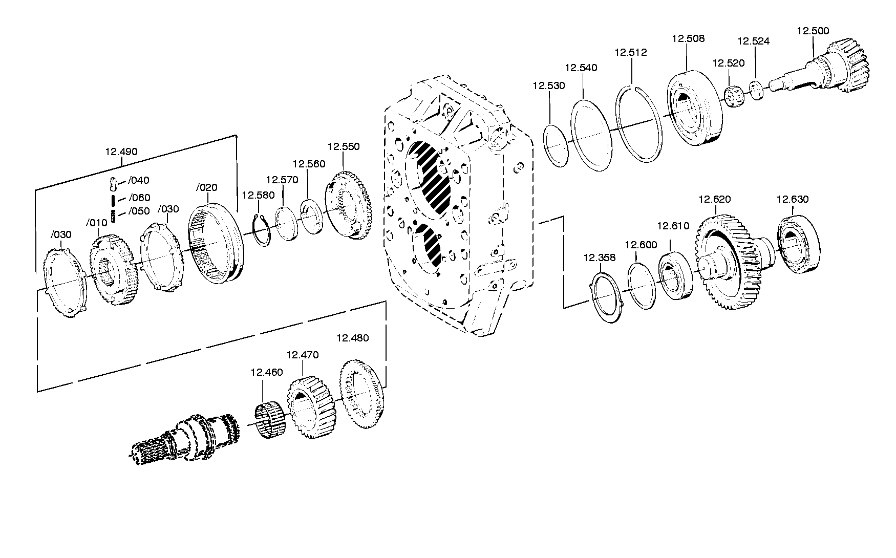 drawing for VOLVO 12743370 - TA.ROLLER BEARING (figure 2)