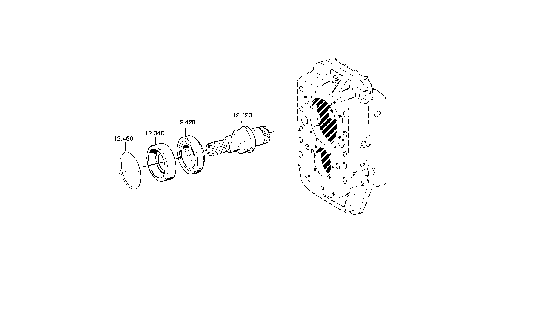 drawing for DAF 1375263 - TA.ROLLER BEARING (figure 3)