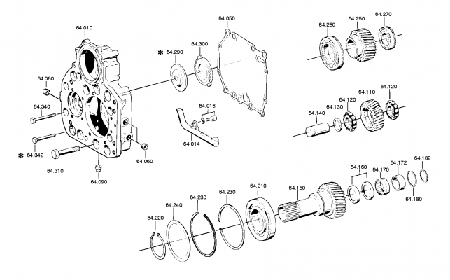 Technical drawing of IVECO 5000823983 BEARING with dimensions and layout (figure 5)