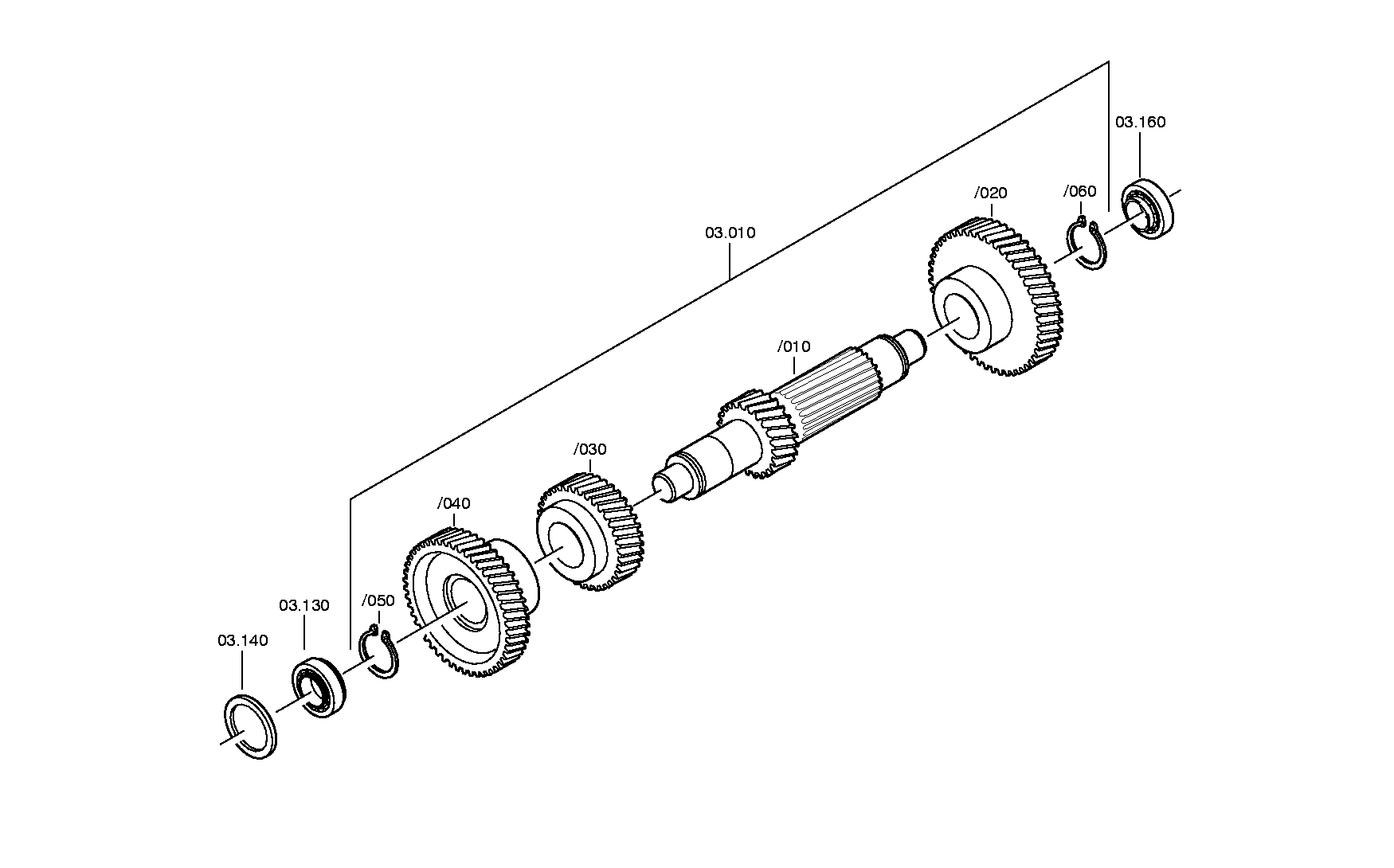 drawing for ASIA MOTORS CO. INC. 409-01-0099 - TA.ROLLER BEARING (figure 1)