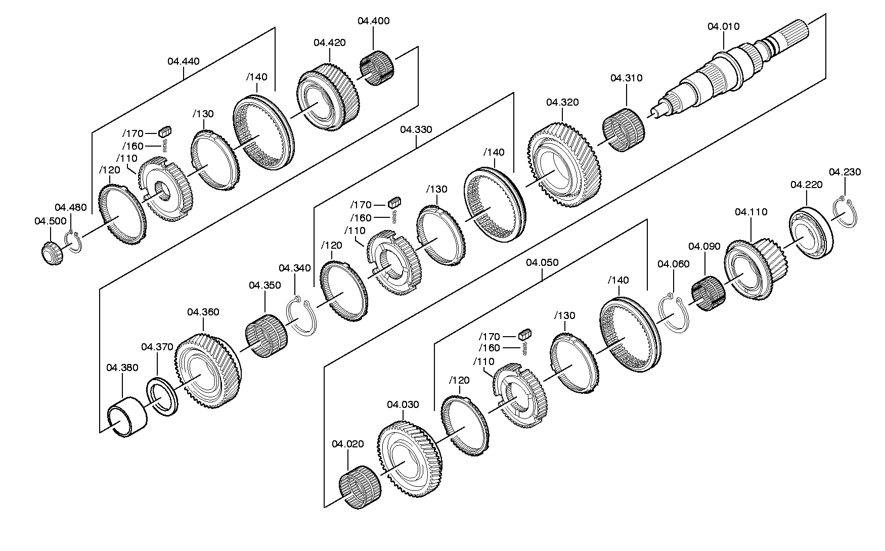 drawing for DAF FBU7602 - TAPERED ROLLER BEARING (figure 2)