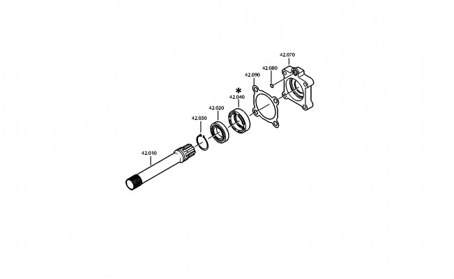 drawing for DAF 1353771 - BALL BEARING (figure 5)