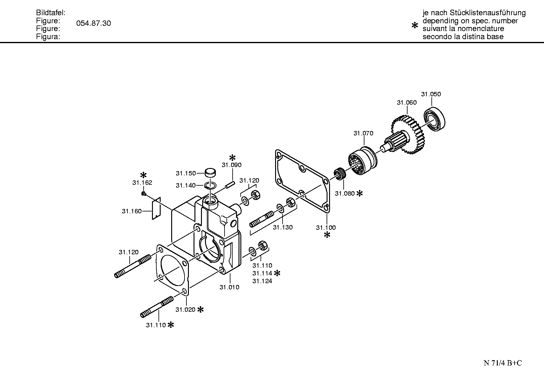 drawing for DAIMLER AG A0049813501 - CYLINDER ROLLER BEARING (figure 4)