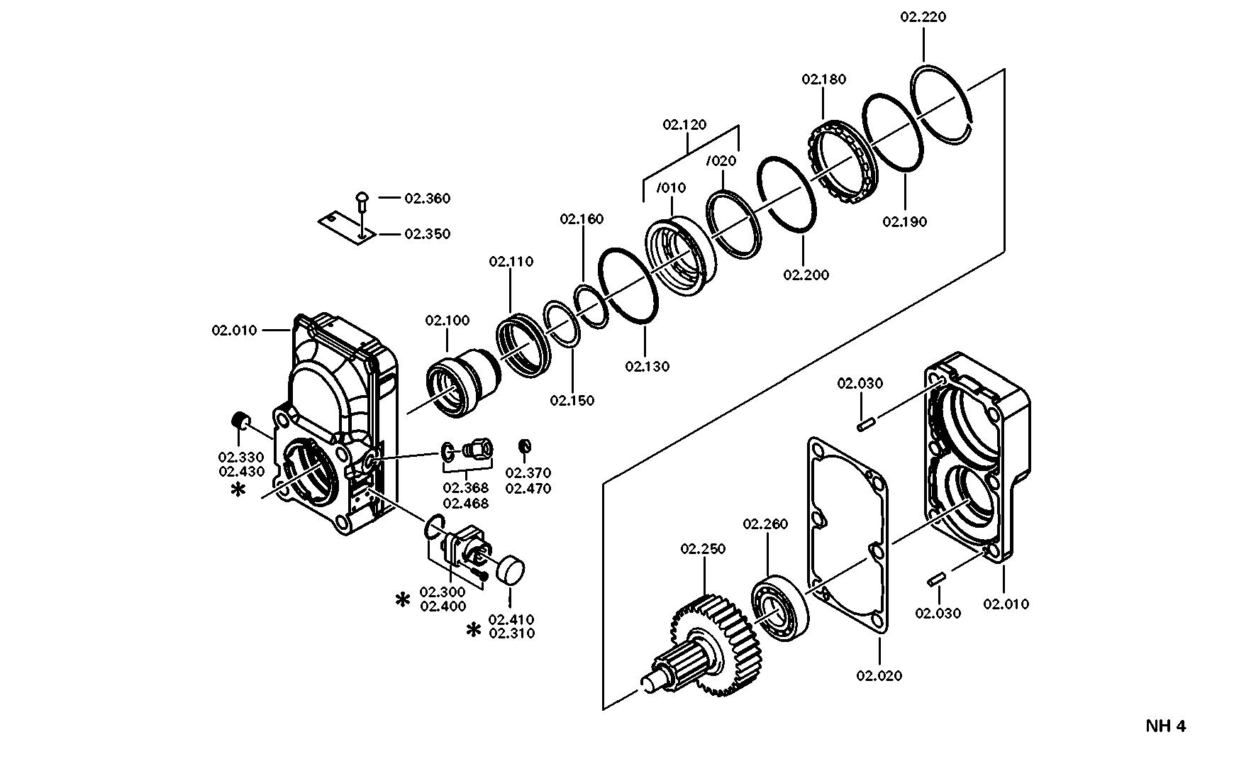 drawing for DAF 1826736 - HOUSING (figure 2)