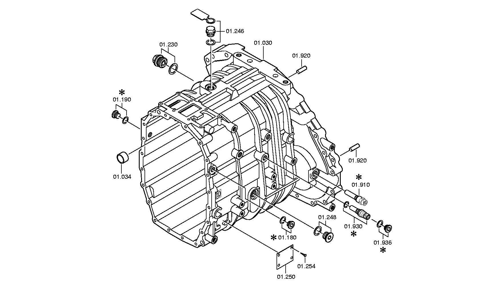 drawing for DAF 1195836 - SEALING RING (figure 3)