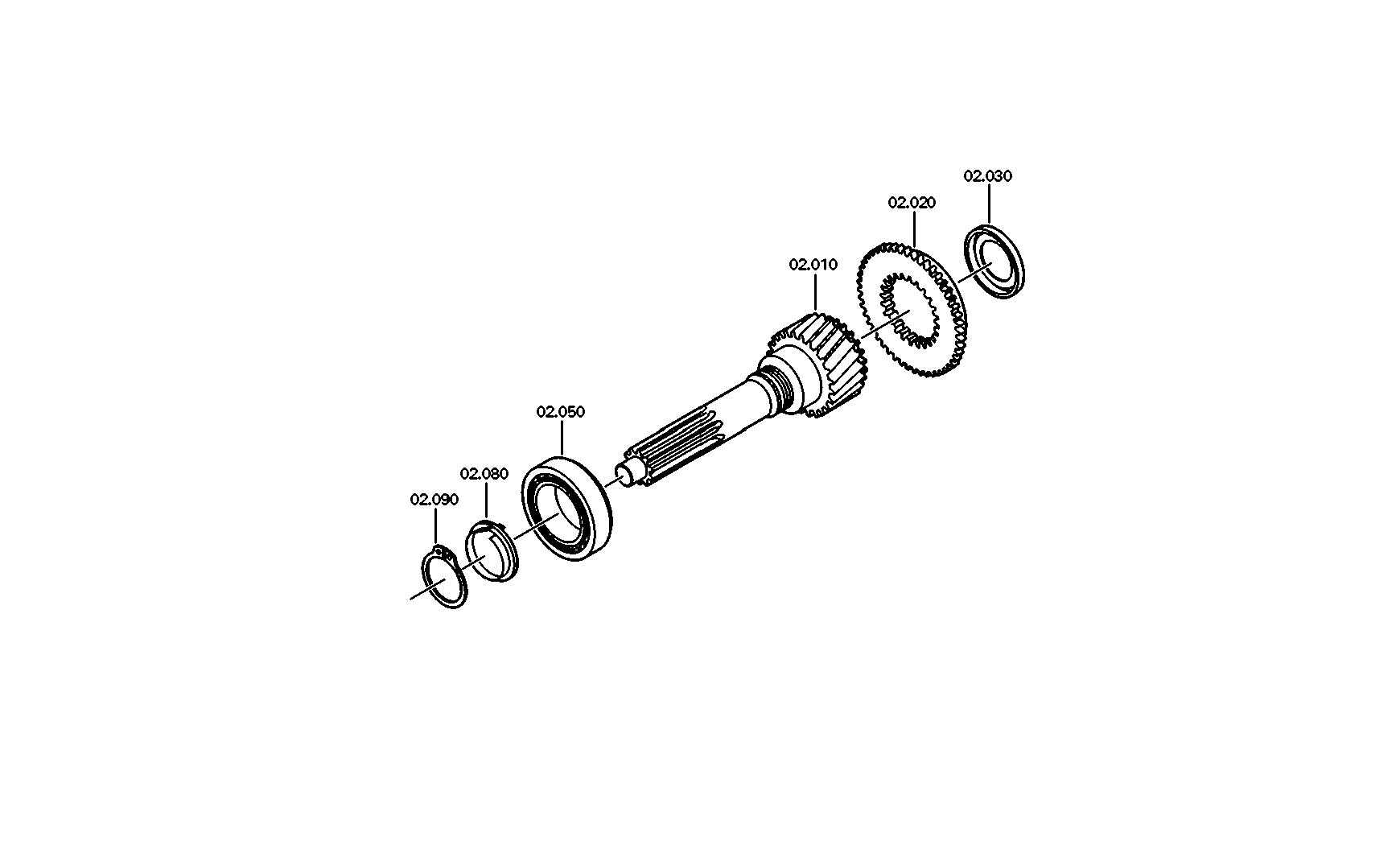 drawing for VOLVO TRUCKS 3121543 - SHEET (figure 2)