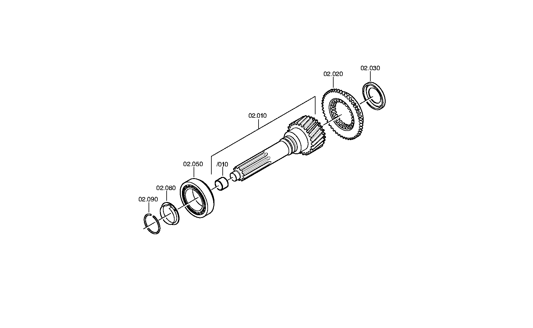 drawing for Hyundai Construction Equipment QZ1310202001 - SHEET (figure 2)