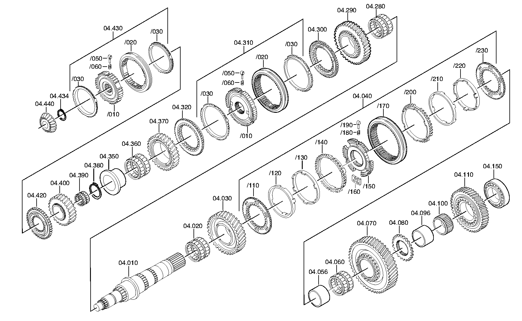 drawing for VBC 3096877 - TAPERED ROLLER BEARING (figure 1)