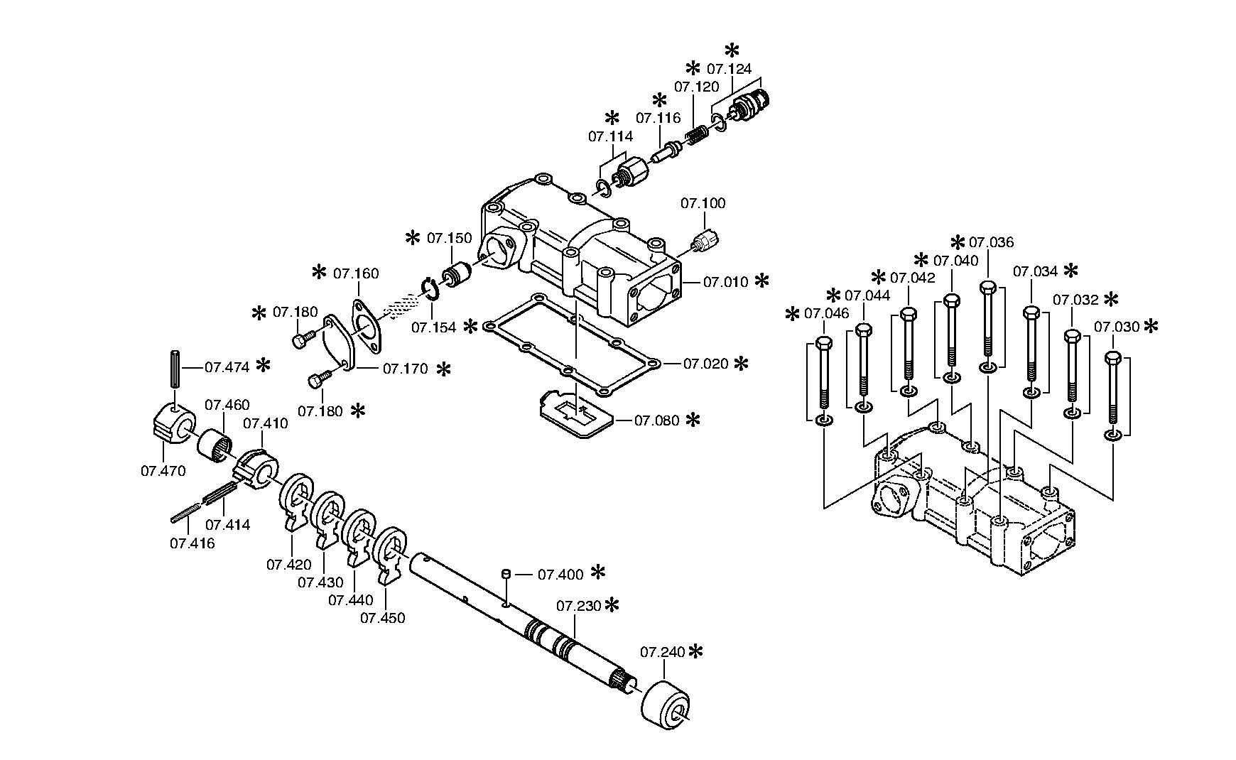 drawing for BAOTOU BEIFANG BENCHI HEAVY DUTY TRUCK A0055454514 - SWITCH (figure 2)