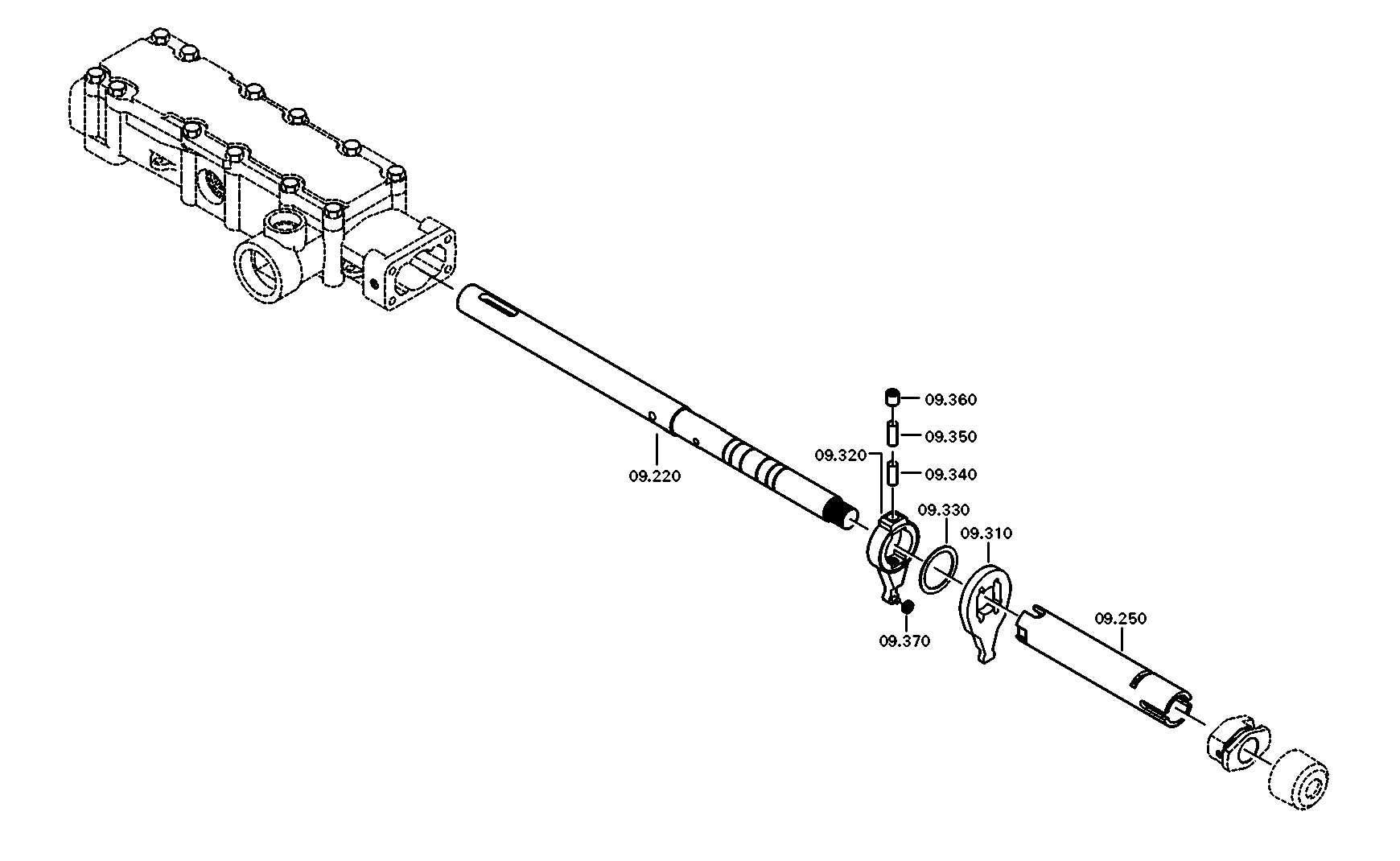drawing for DAF 1638885 - HOUSING (figure 3)