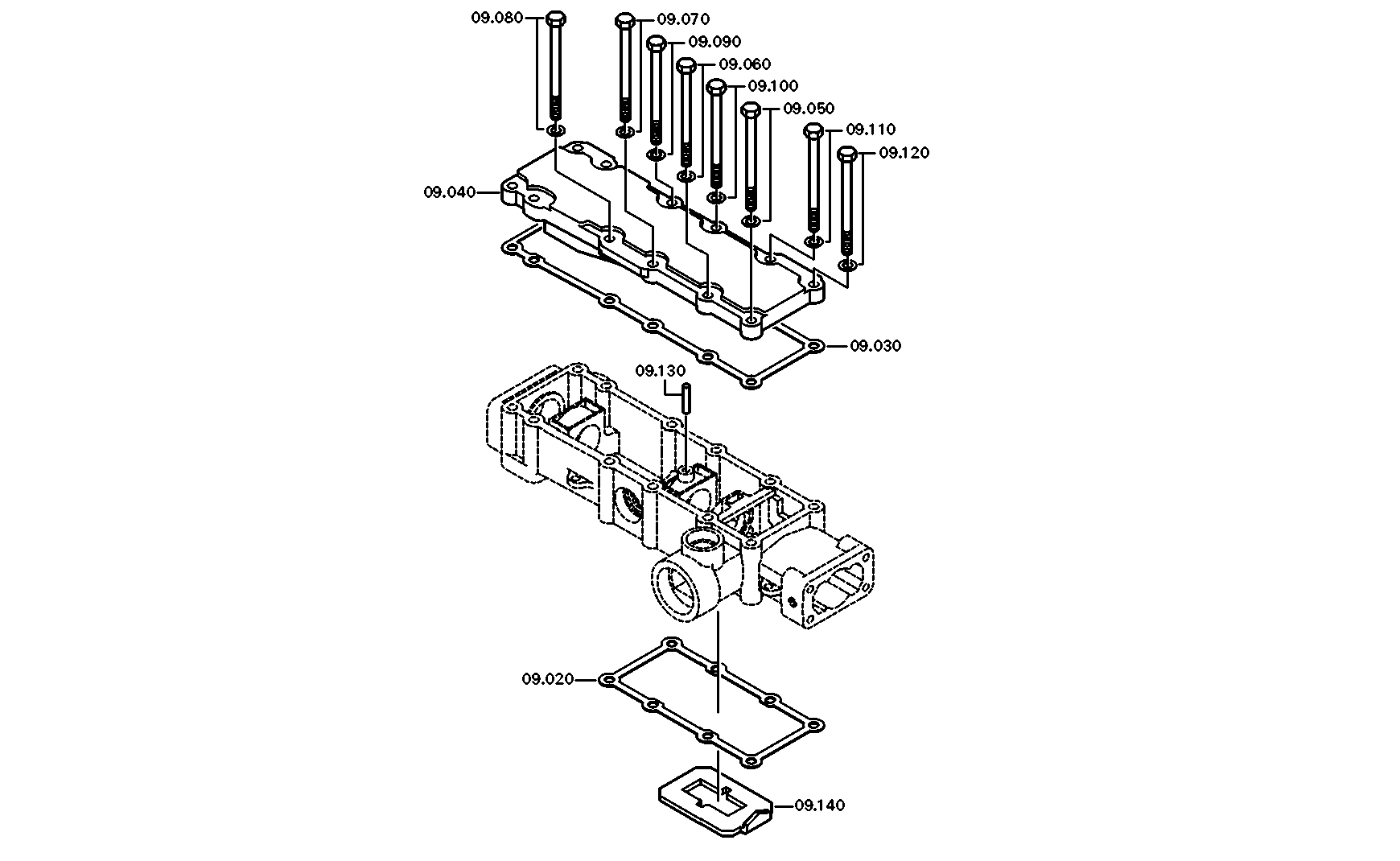 drawing for DAF 1638885 - HOUSING (figure 5)