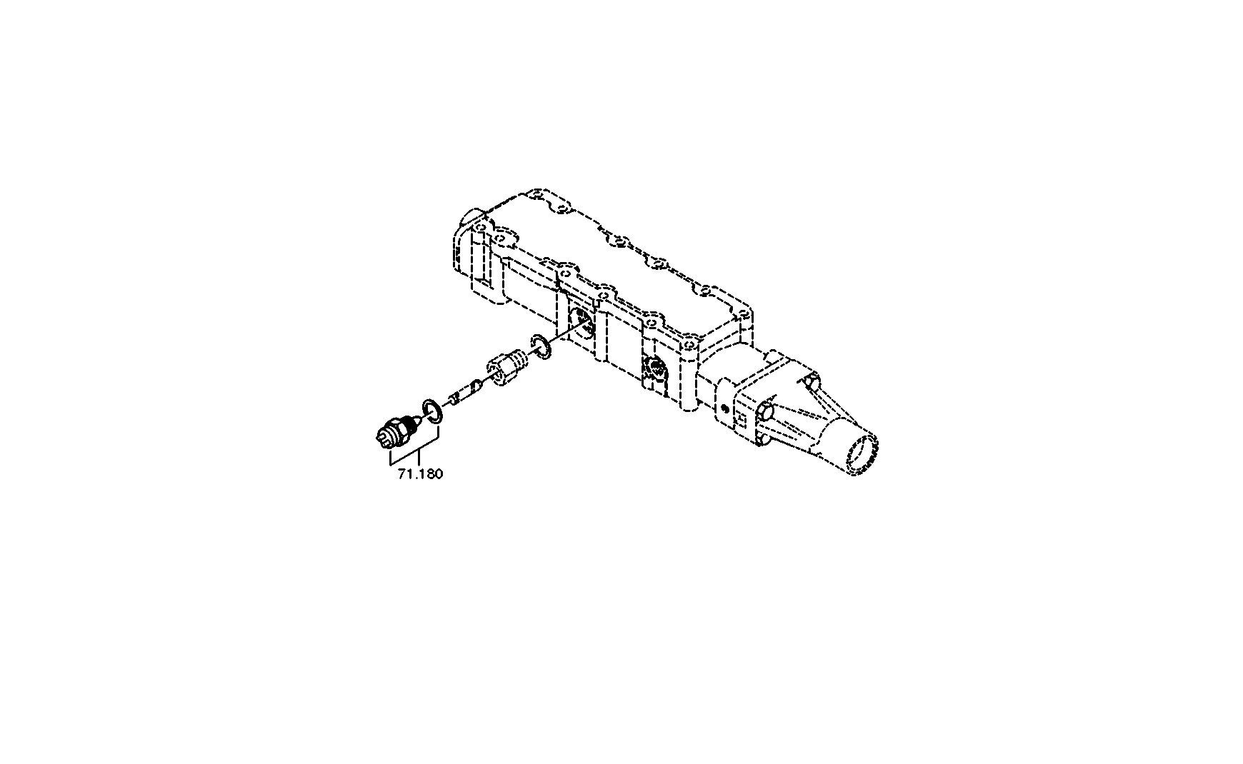 drawing for Hyundai Construction Equipment 0636011265 - HEXAGON SCREW (figure 3)