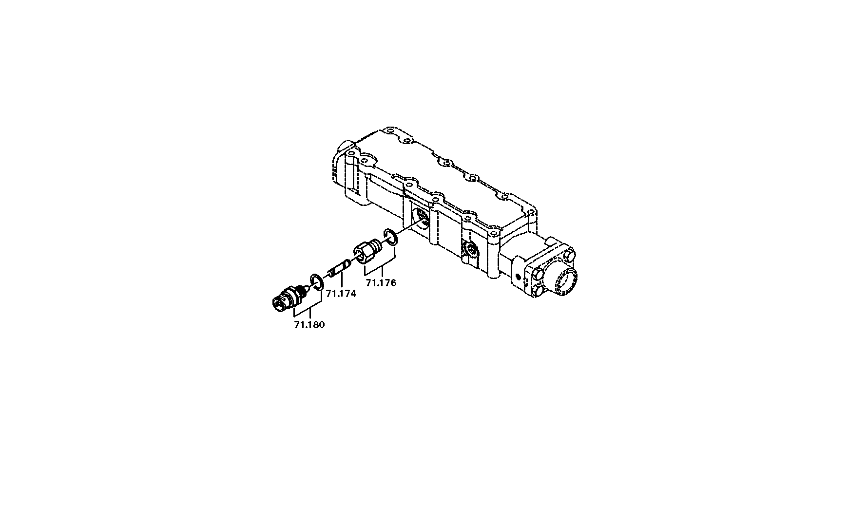 drawing for CASE CORPORATION 100098A1 - HEXAGON SCREW (figure 5)