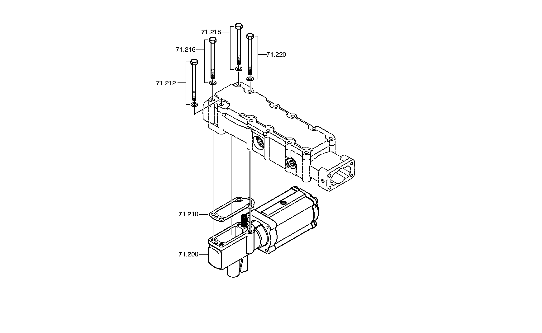 drawing for Astra Veicoli Industriali 123262 - GASKET (figure 3)