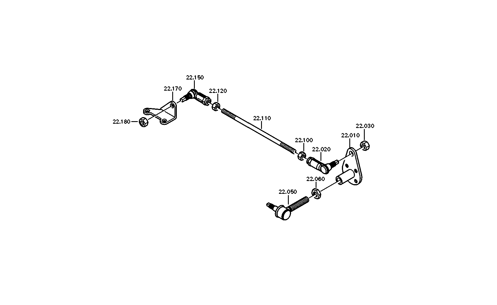 drawing for DAF 1957042 - RELEASE DEVICE (figure 2)