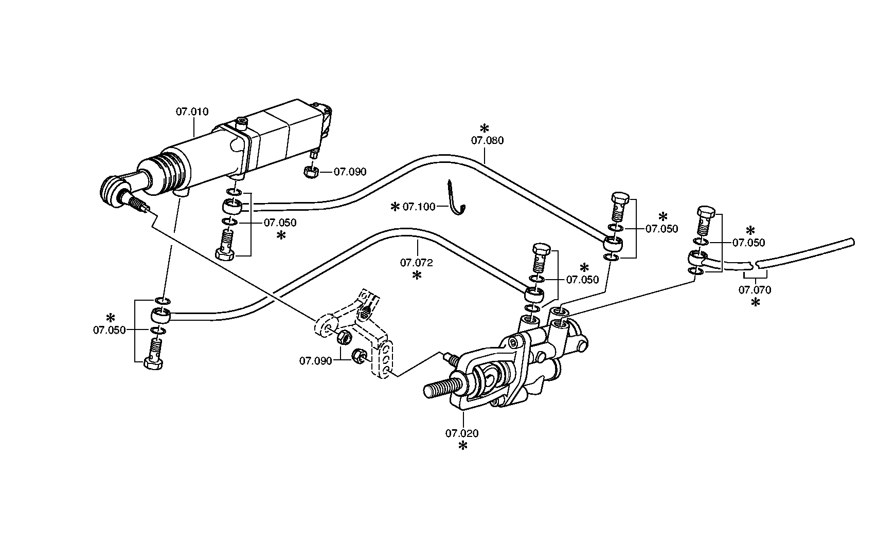 drawing for DAF 1611054 - CONSOLE (figure 1)