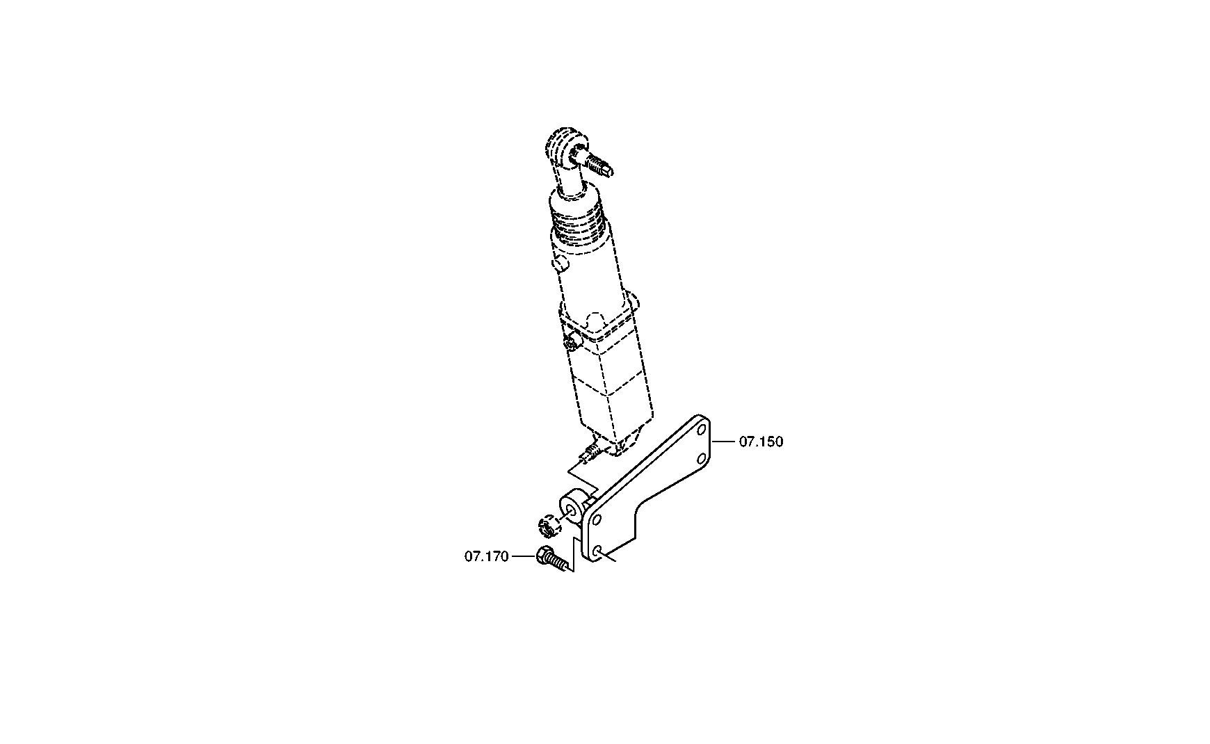 drawing for DAF 1611054 - CONSOLE (figure 2)