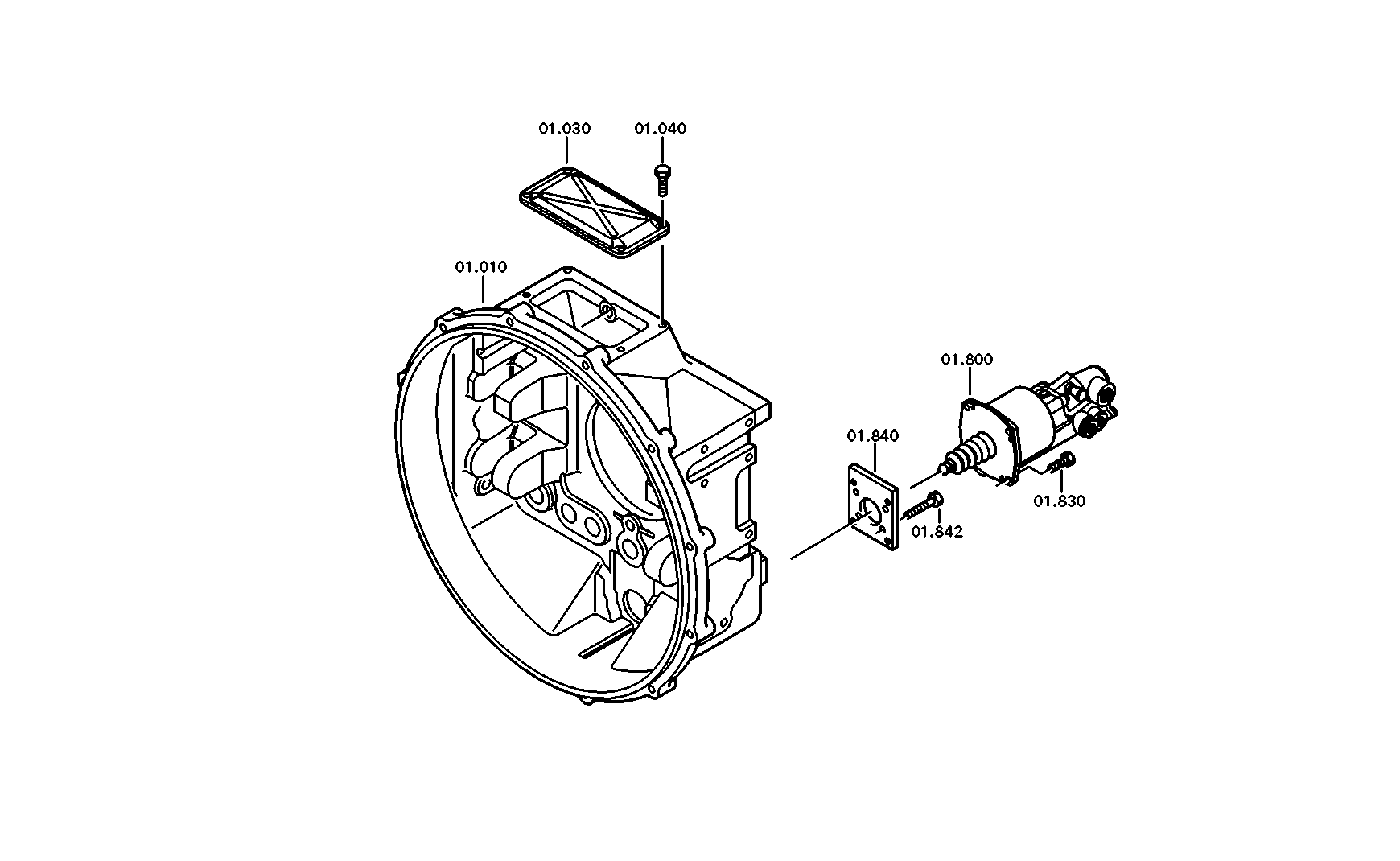 drawing for FORCE MOTORS LTD 64.30550-0001 - RELEASE DEVICE (figure 4)