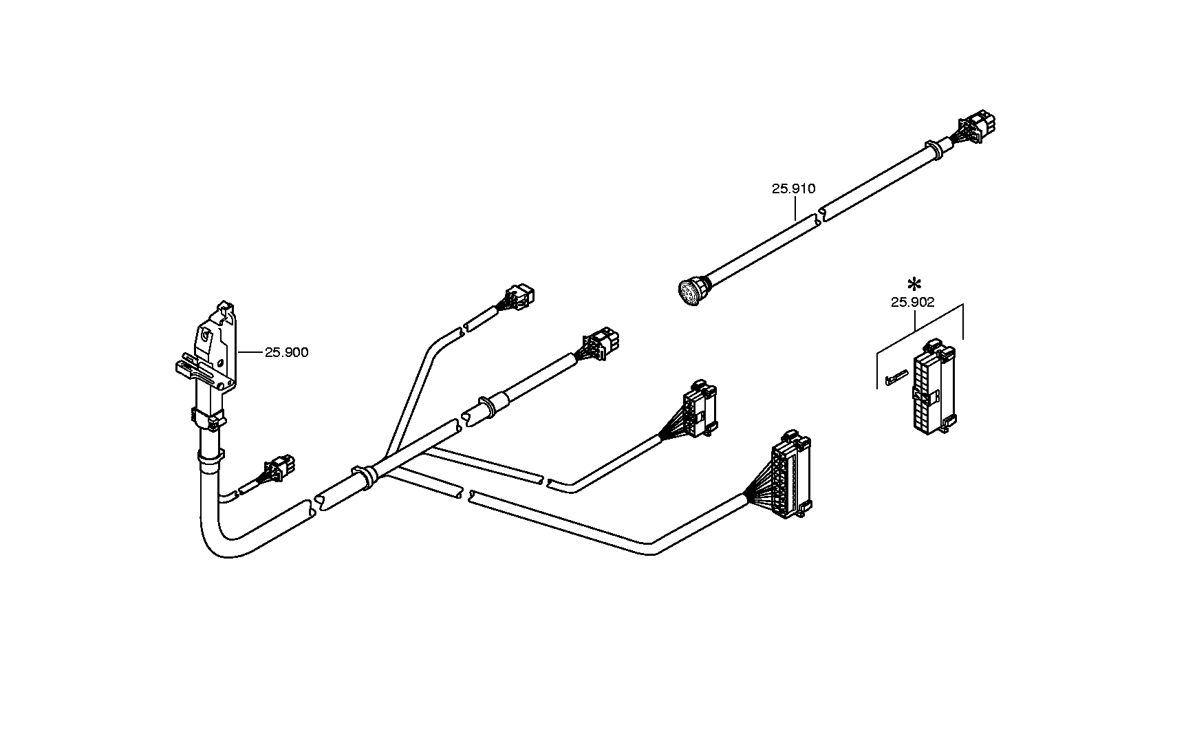 drawing for PEGASO 504013855 - CABLE IT (figure 1)