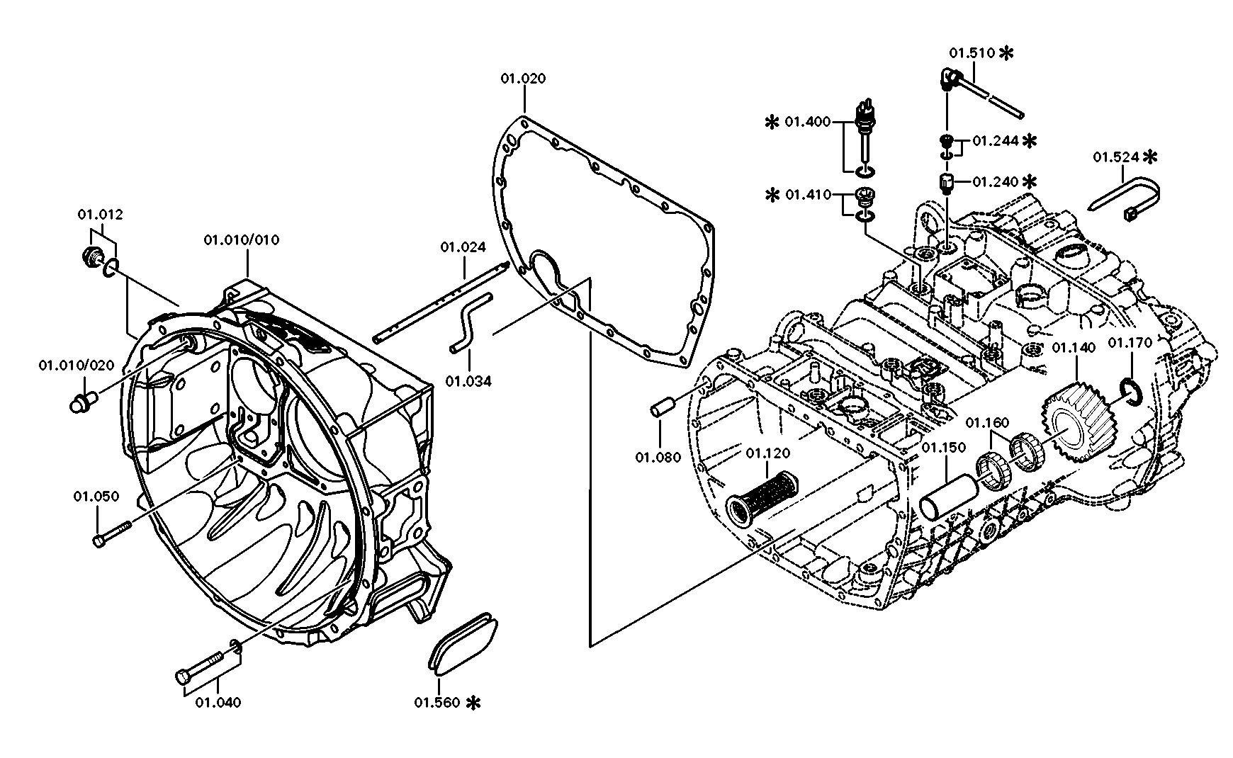 drawing for ZF Countries 0501315794 - CANNON SOCKET (figure 2)