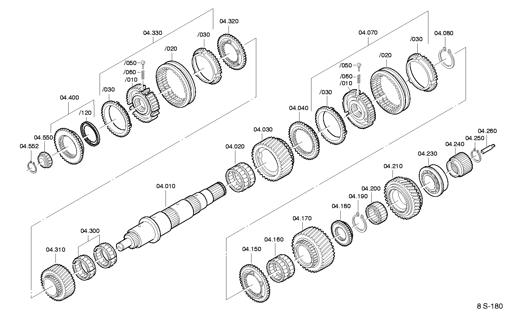 drawing for IVECO 93191286 - CLUTCH BODY (figure 1)