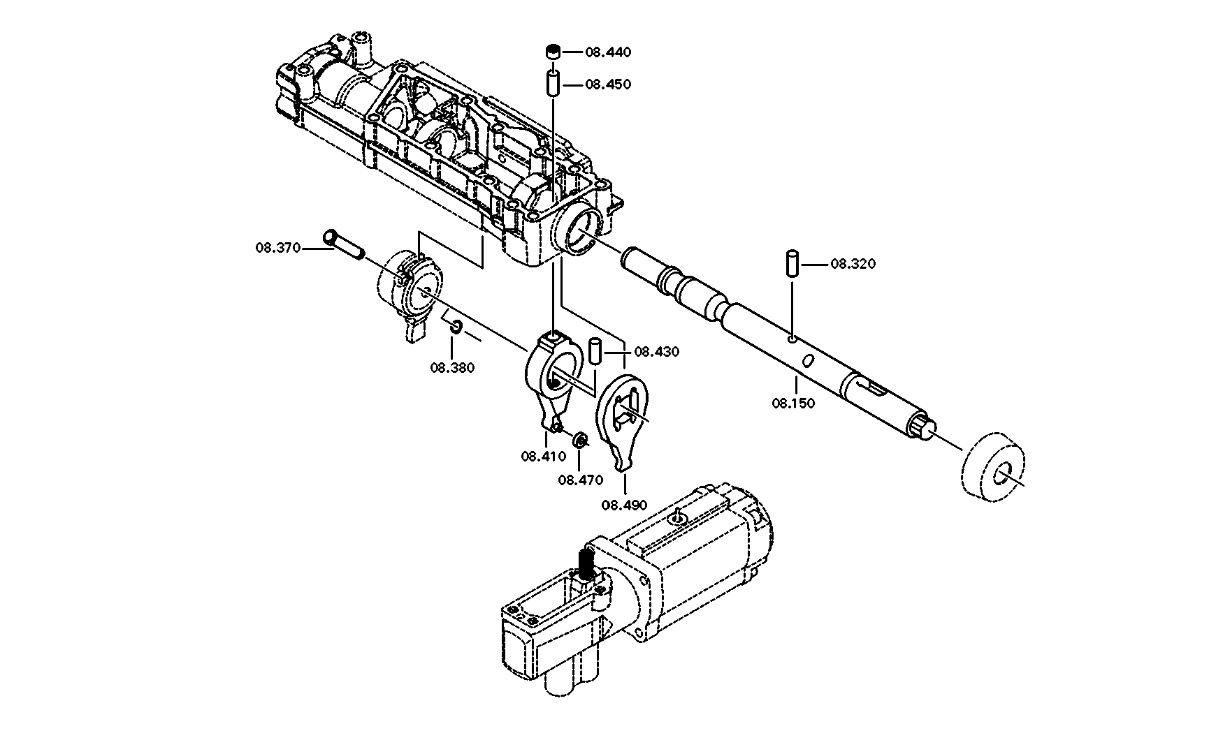 drawing for FORD MOTOR COMPANY 81.91301-0190 - PIN (figure 5)