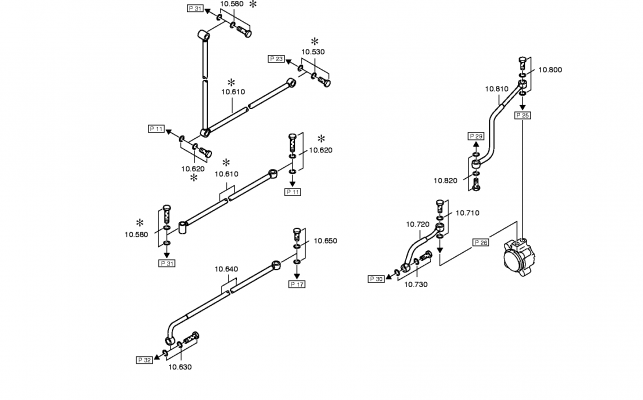 drawing for DAIMLER AG A0002674549 - PIPE (figure 5)