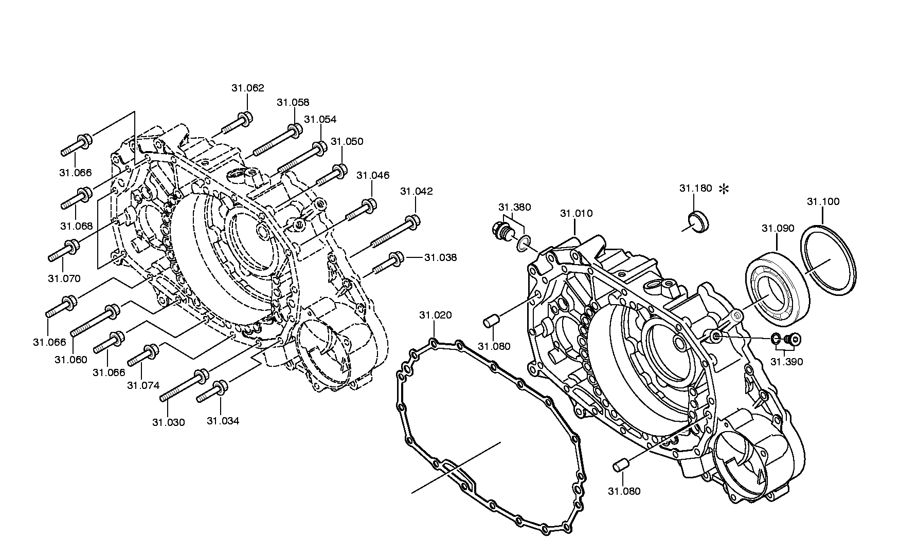 drawing for DAF 1375468 - HOUSING (figure 1)