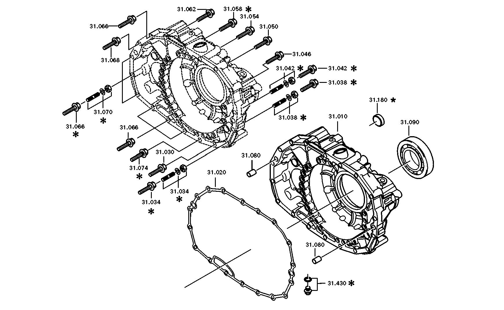 drawing for DAIMLER AG A0002644611 - END COVER (figure 2)