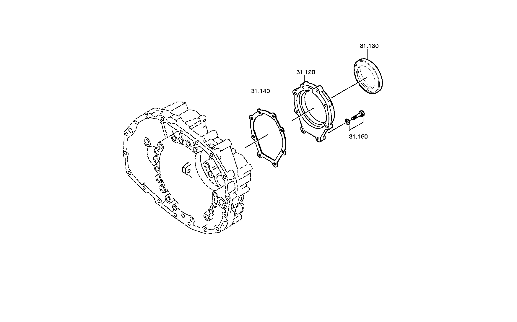 drawing for TEREX EQUIPMENT LIMITED 15271546 - HEXAGON SCREW (figure 4)