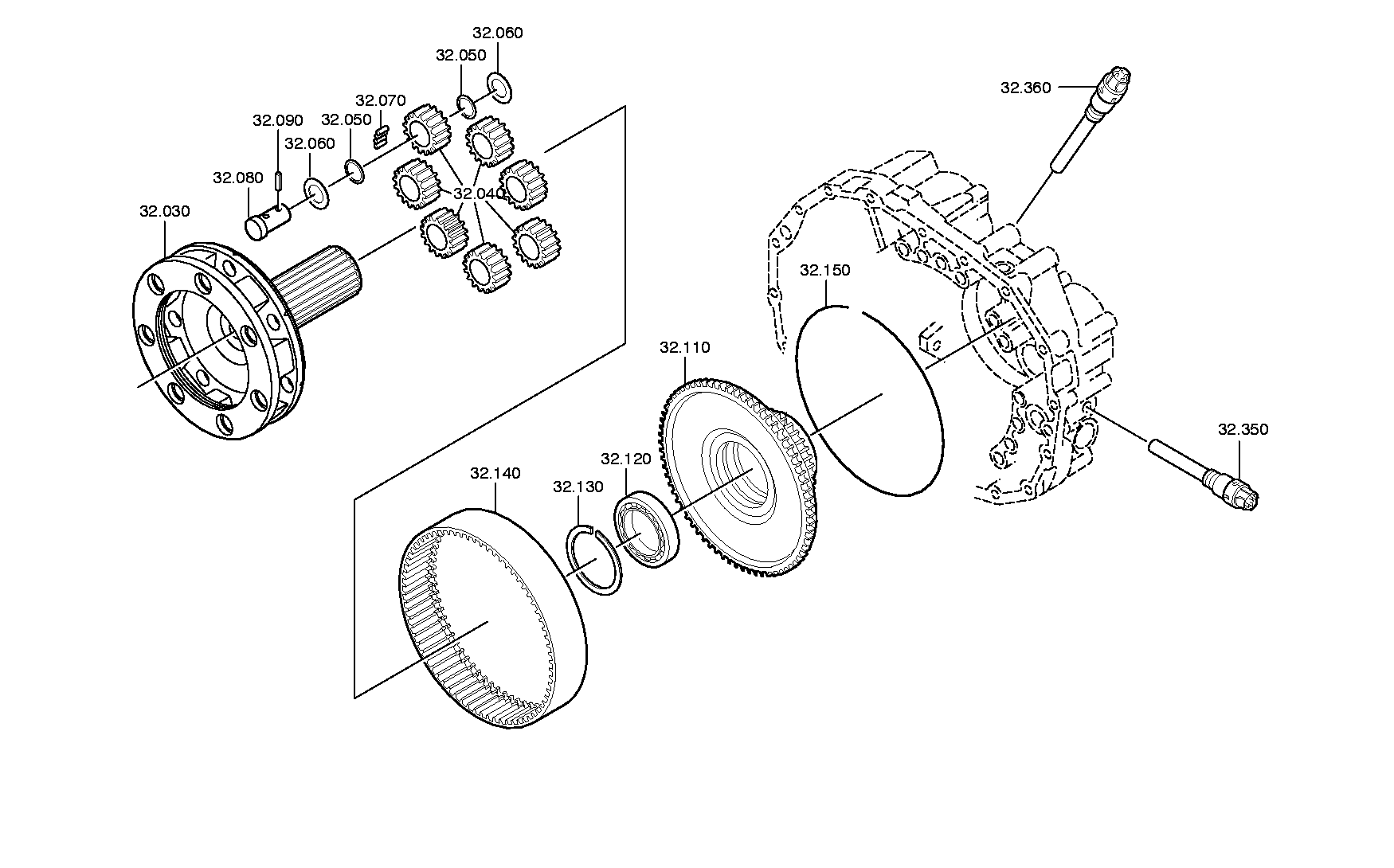 drawing for IVECO 5000819830 - PLANET CARRIER (figure 3)